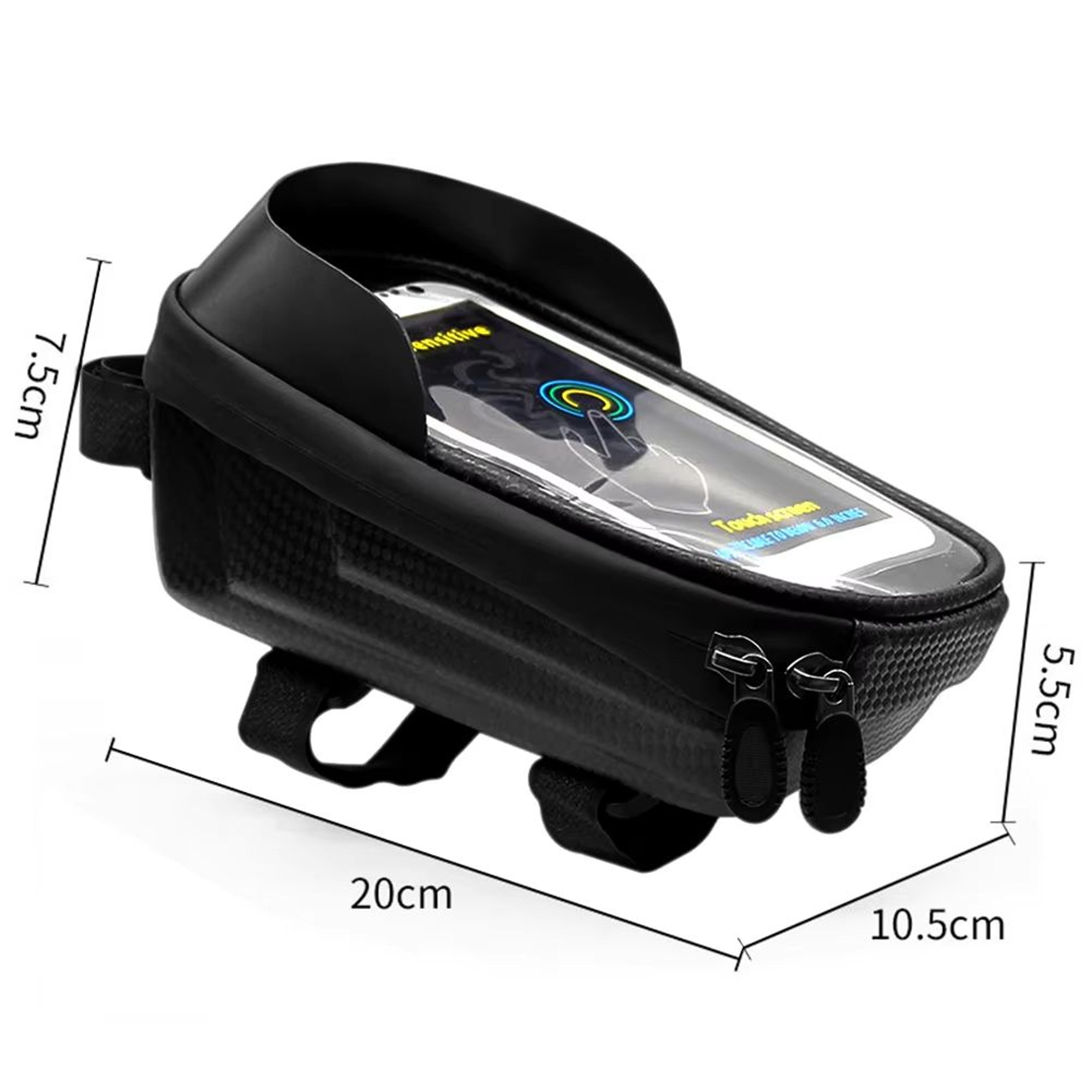 Waterproof Touchscreen Bicycle Top Tube Bag For Cycling Phones And Gear 13