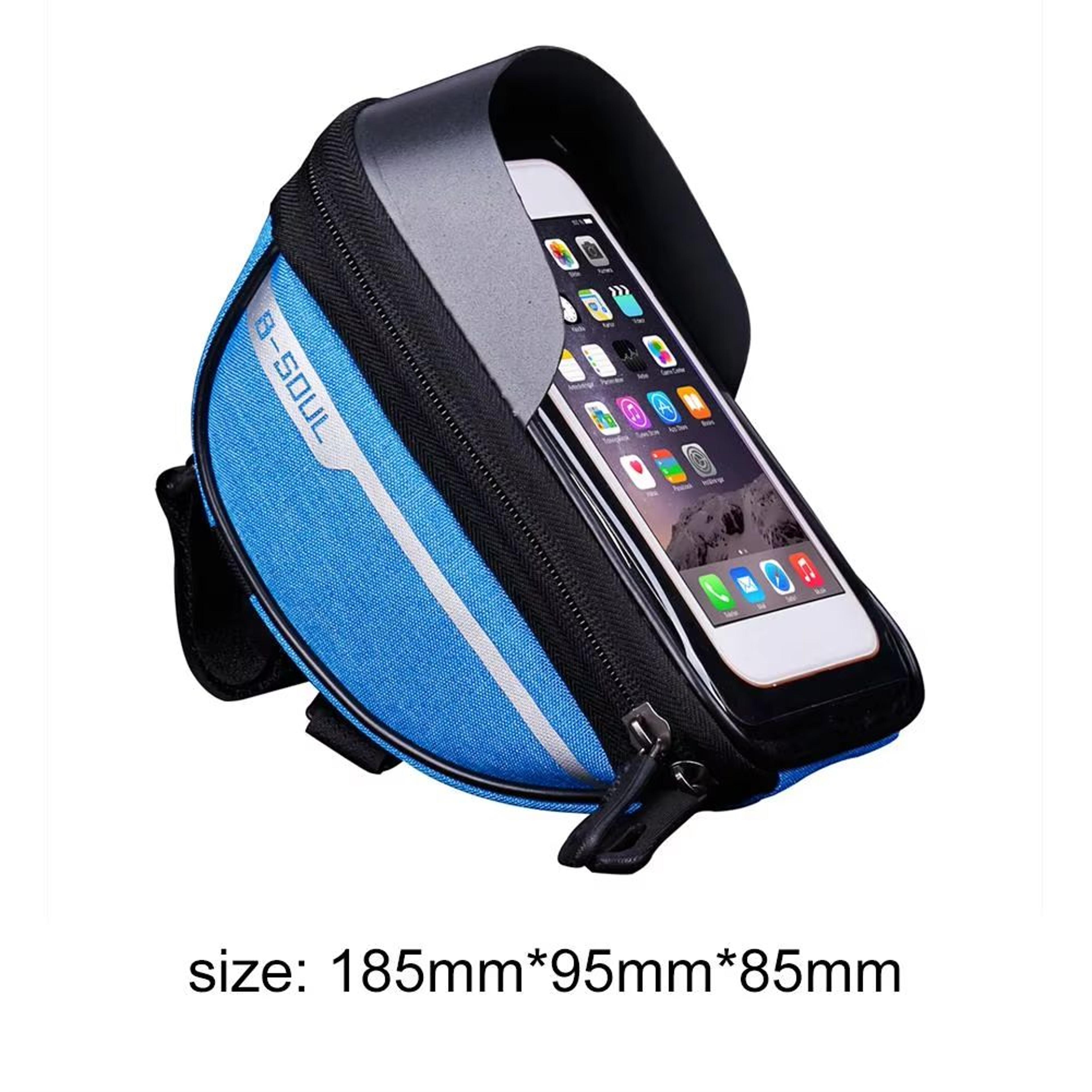 Waterproof Touchscreen Bicycle Top Tube Bag For Cycling Phones And Gear 16