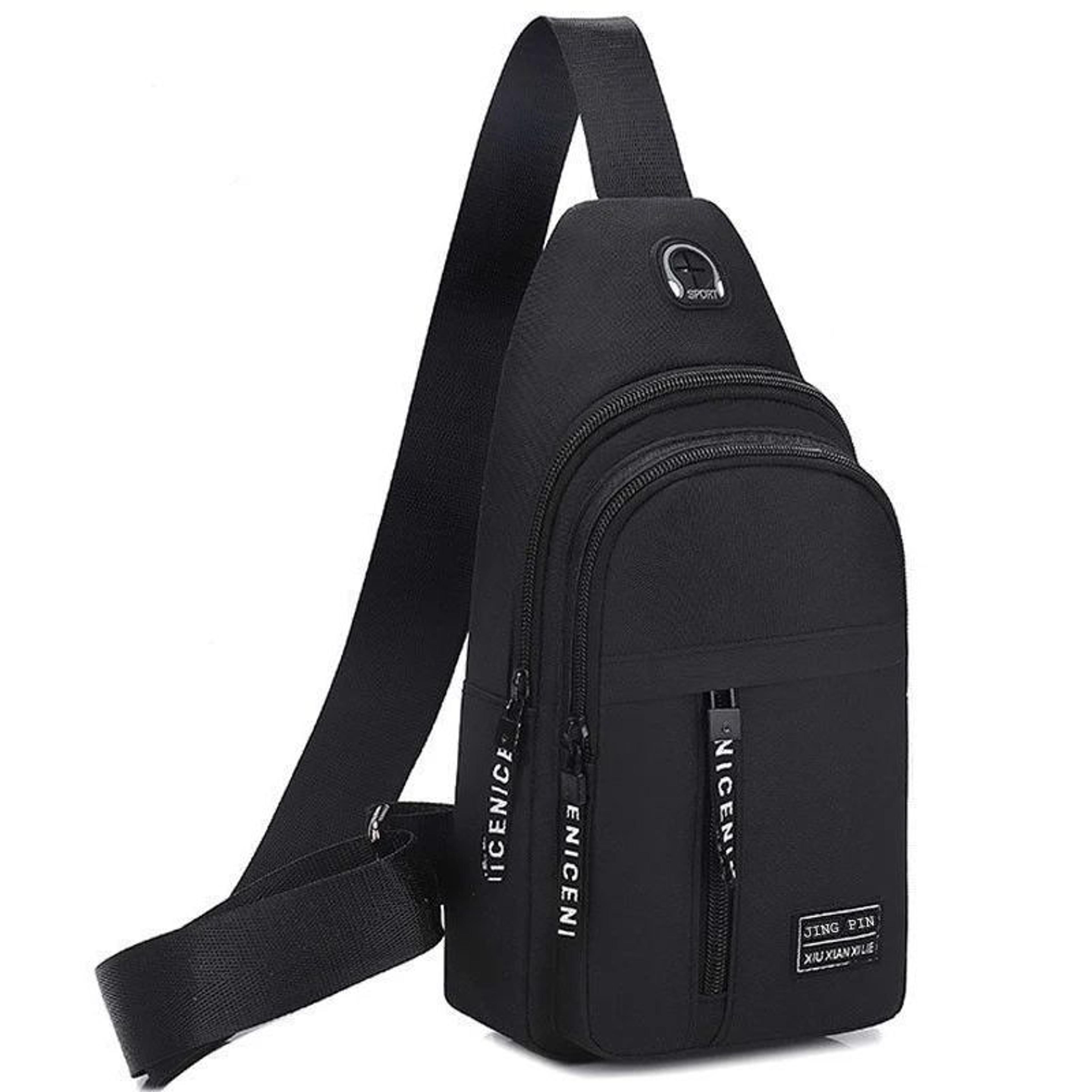 men's multifunctional travel shoulder sling bag chest crossbody bag