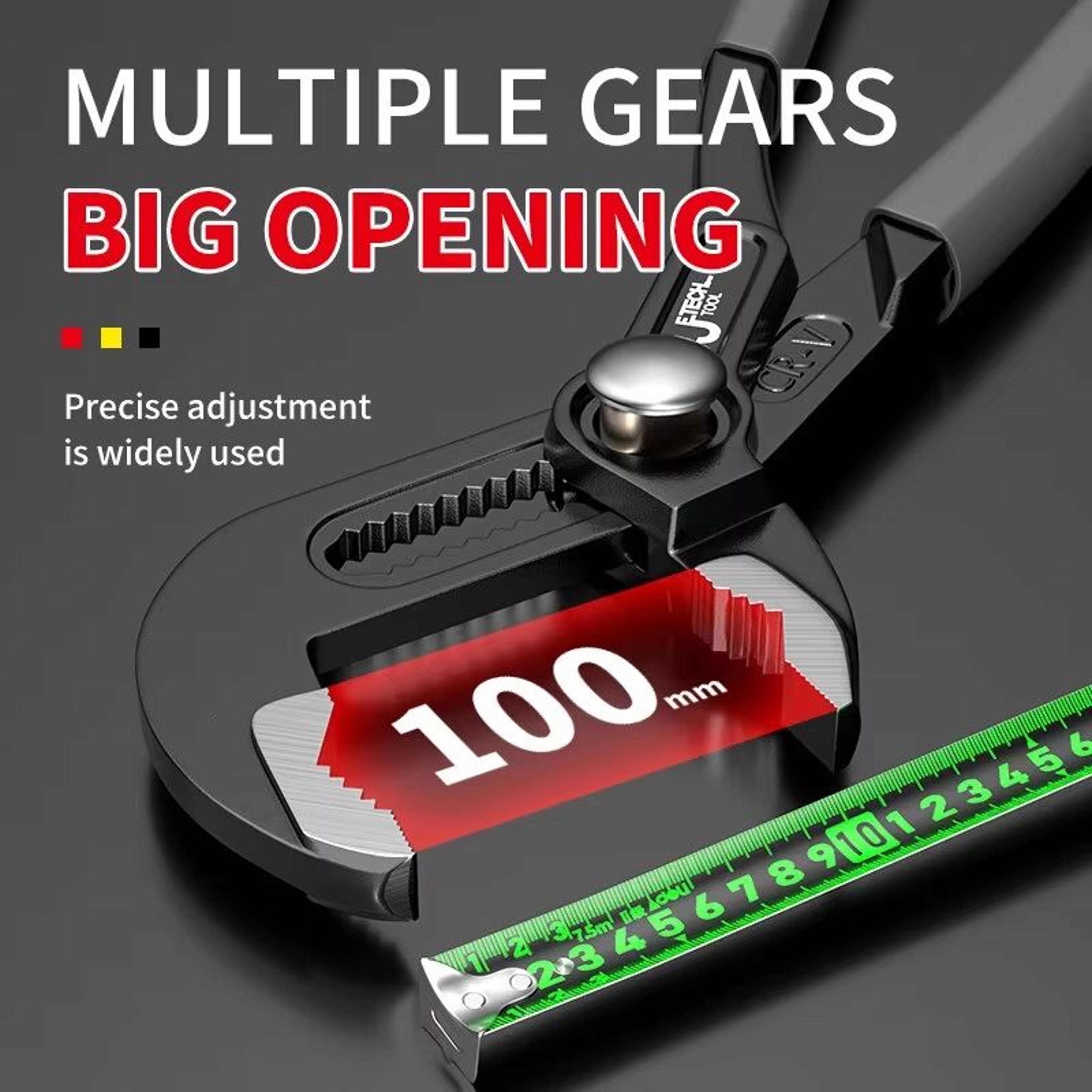 Adjustable QuickRelease Water Pump Pliers MultiFunction Pipe Wrench Clamp Pliers 1