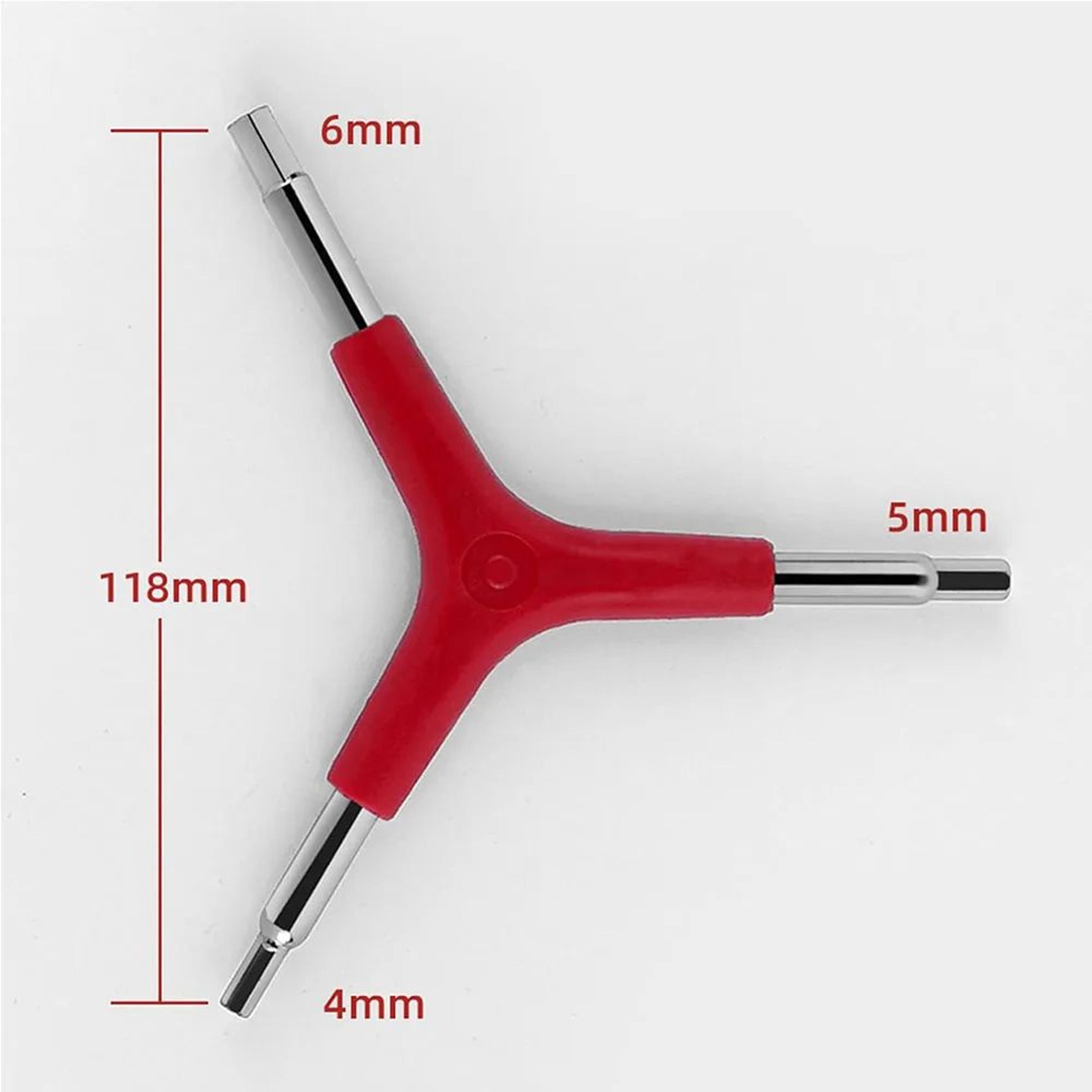 YShaped 3Way Hex Wrench Set 4mm 5mm 6mm For Cycling Camping And Bicycle Repair 1