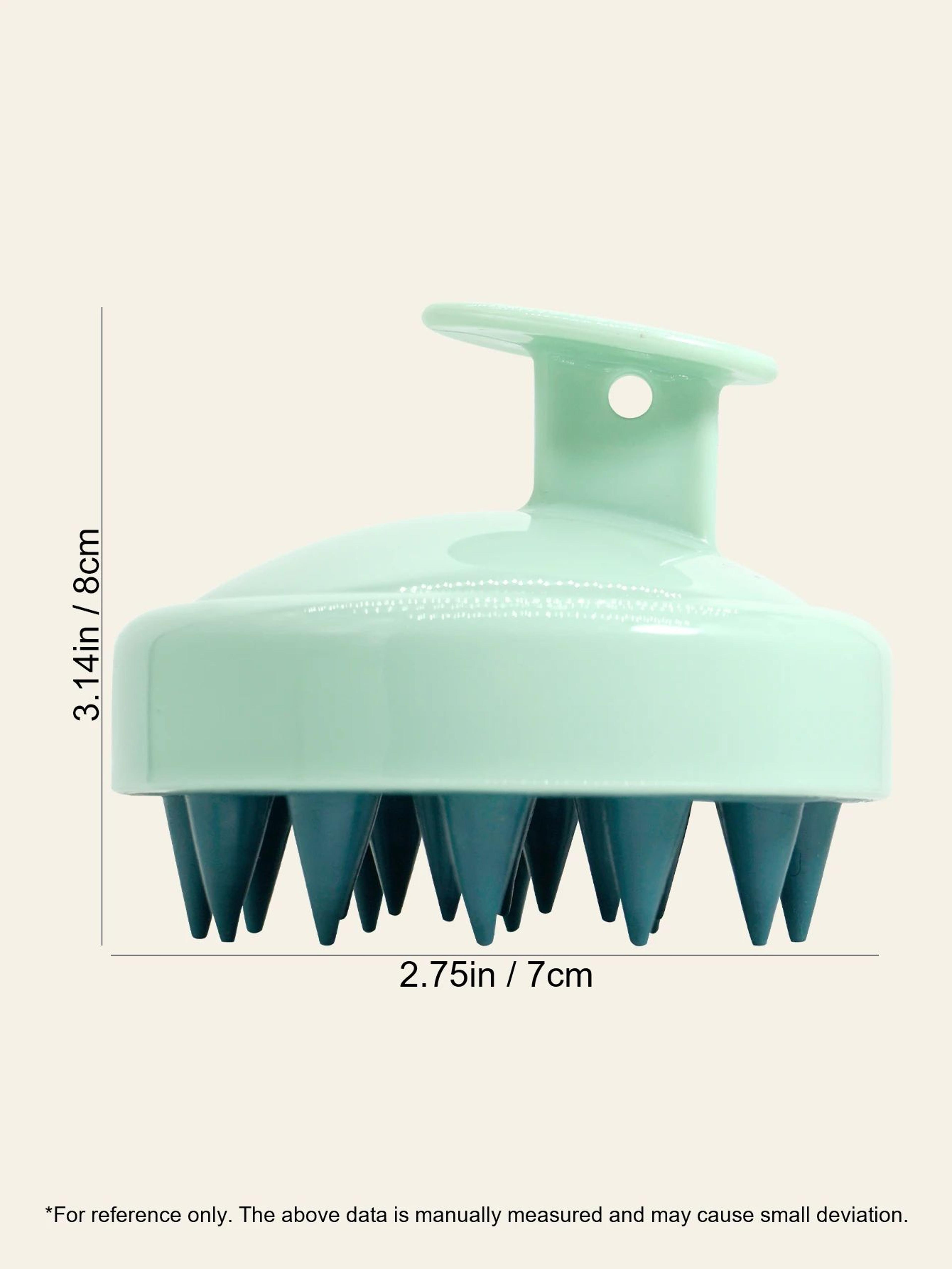 Silicone Scalp Massager Shampoo Brush With Ergonomic Handle For Deep Clean Exfoliation And Relaxing 5