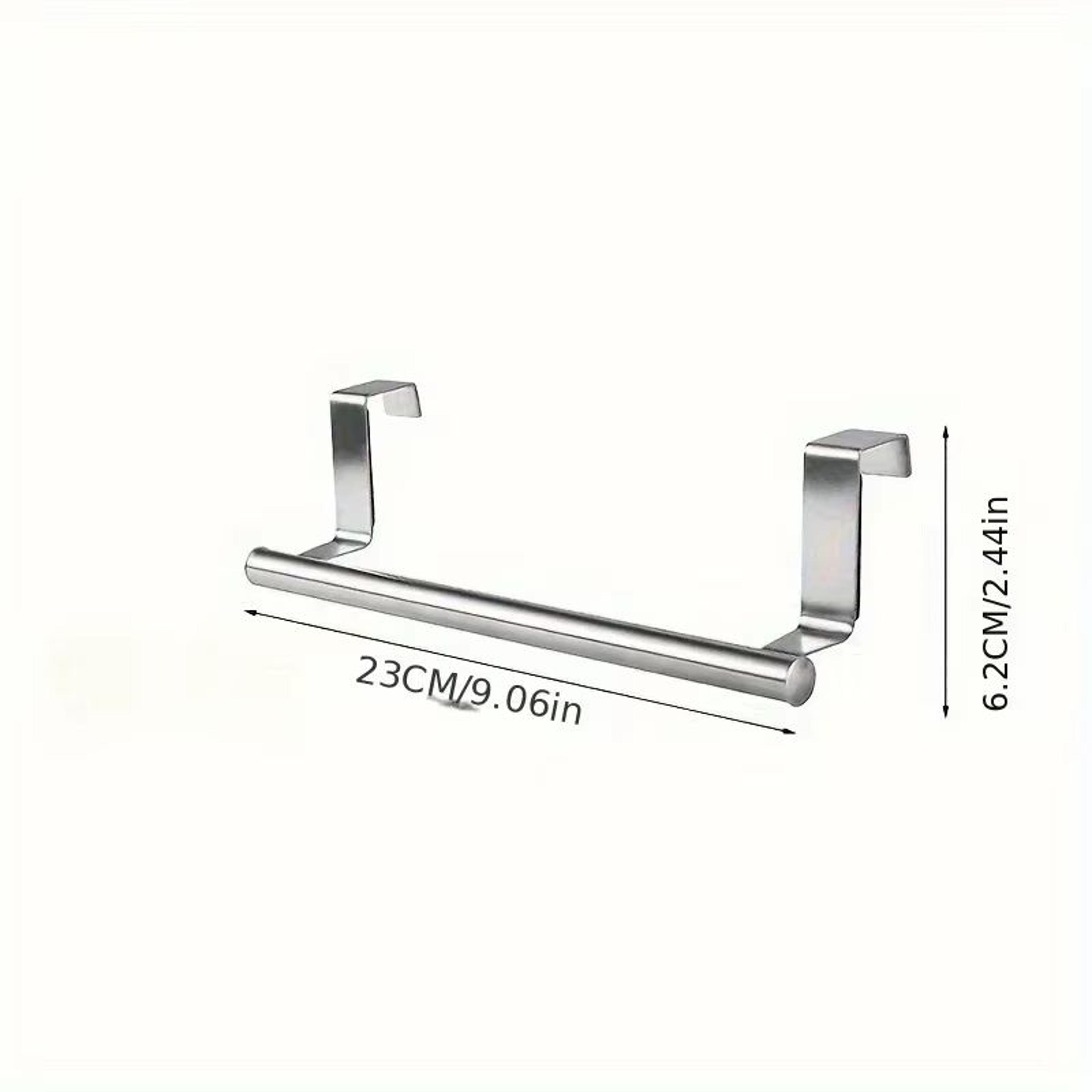 Stainless Steel OverDoor Towel Rack NoDrill Hanging Bar For Bathroom And Kitchen 6