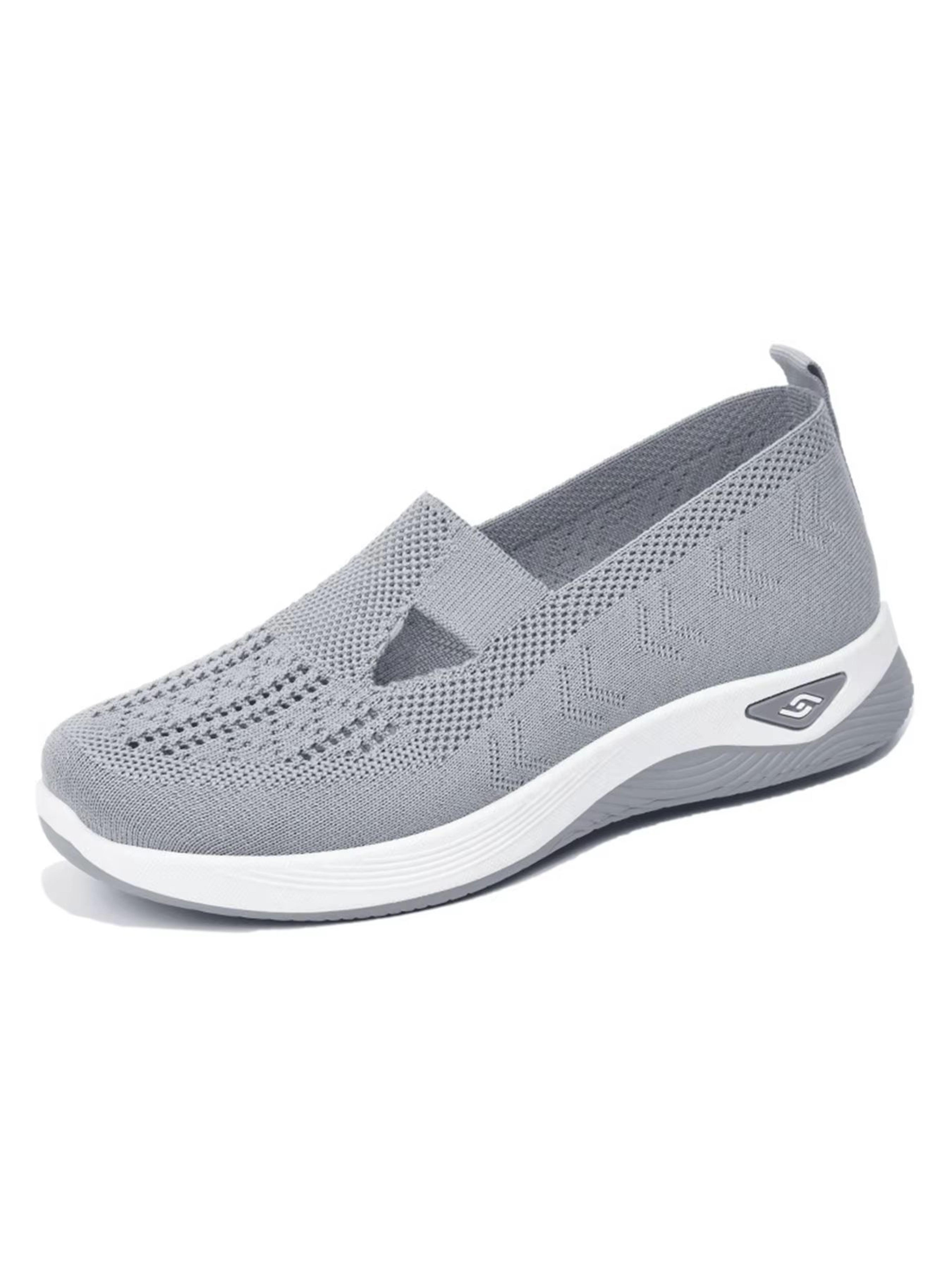 Womens Solid Color Breathable LowTop Summer Casual Sneakers 10