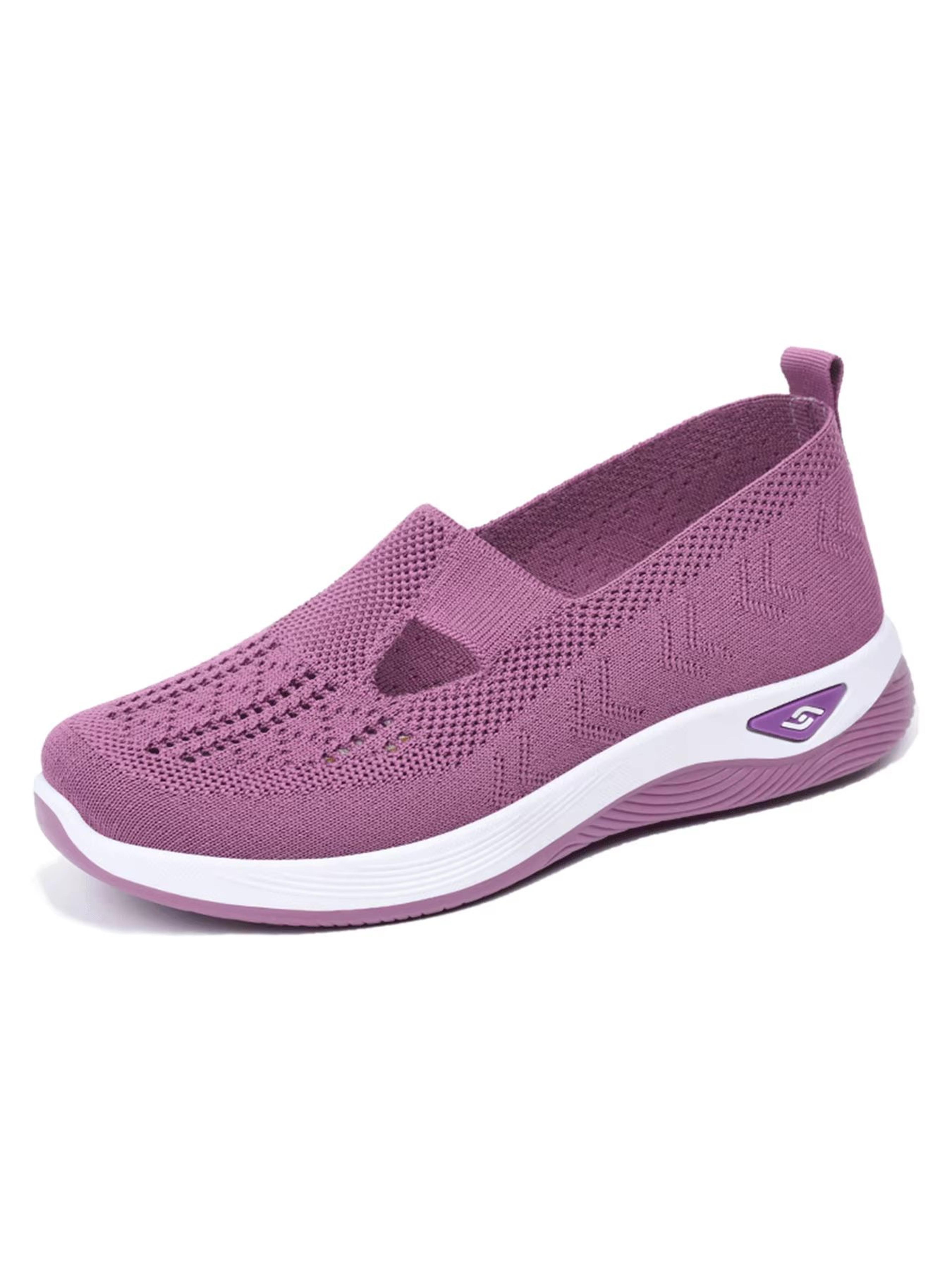 Womens Solid Color Breathable LowTop Summer Casual Sneakers 13