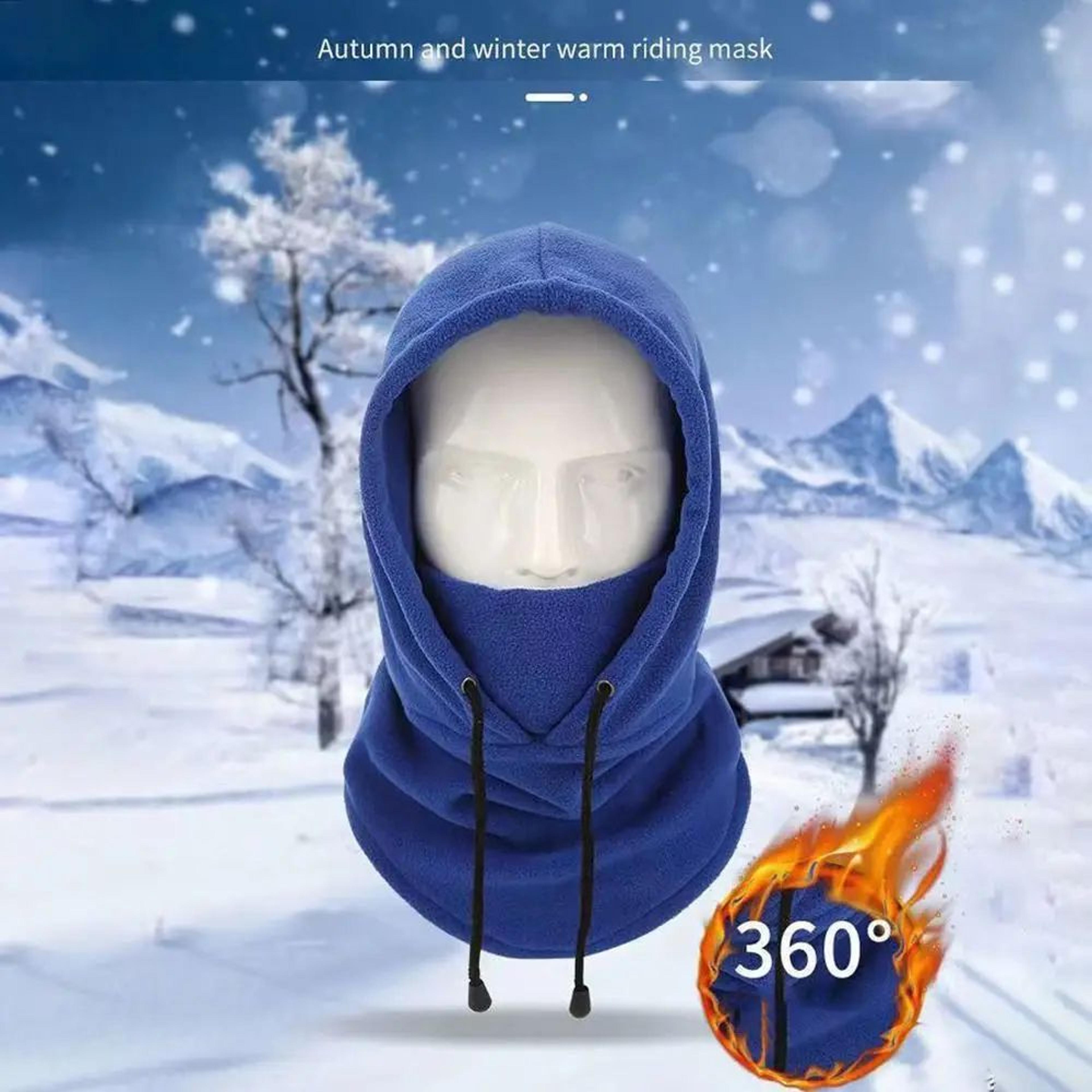 Polar Fleece Windproof Balaclava Winter Hat Full Face Ski Mask 2