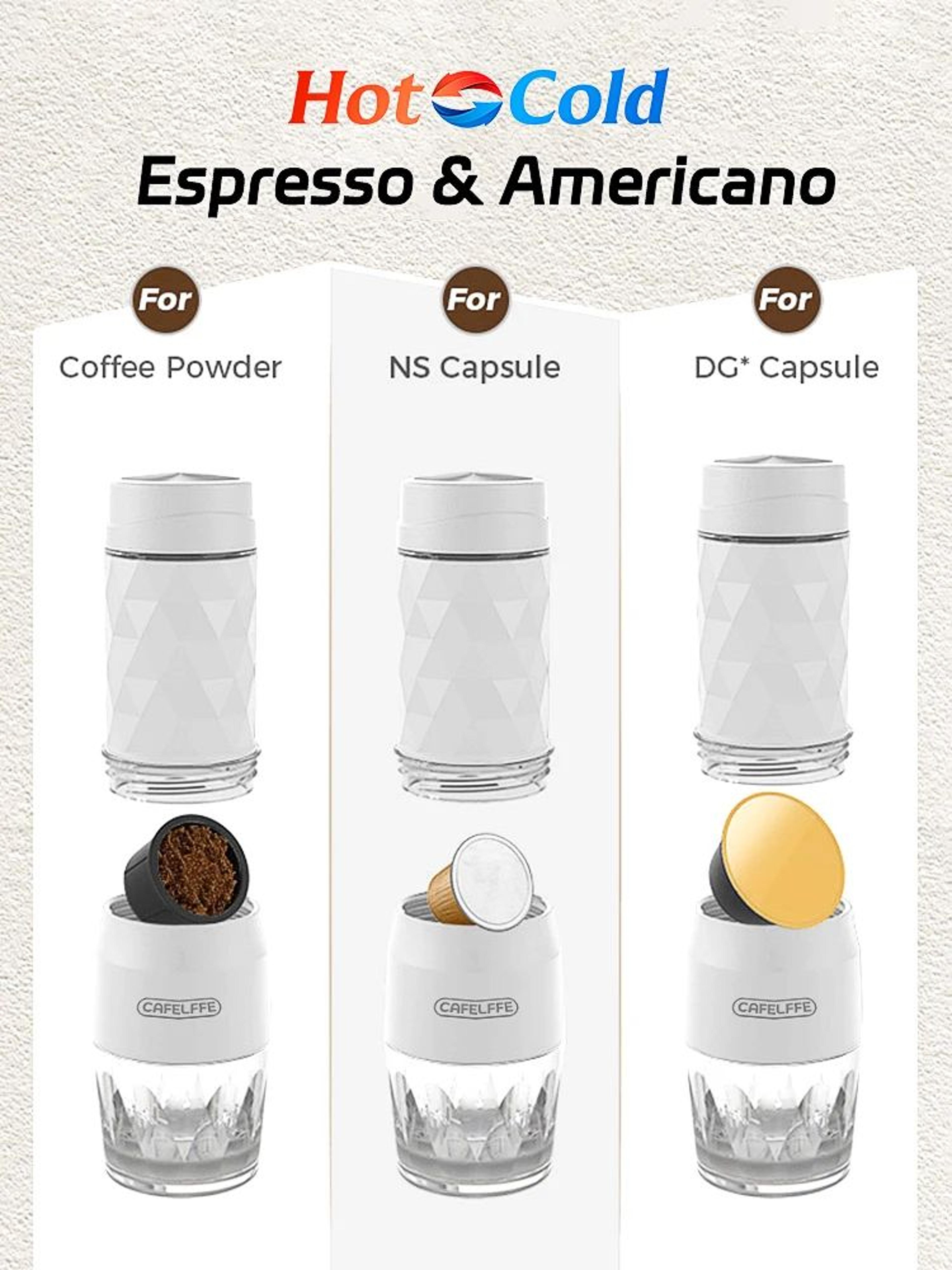 Cafelffe 3in1 Portable Coffee Maker Manual Espresso Brewer For Travel 1