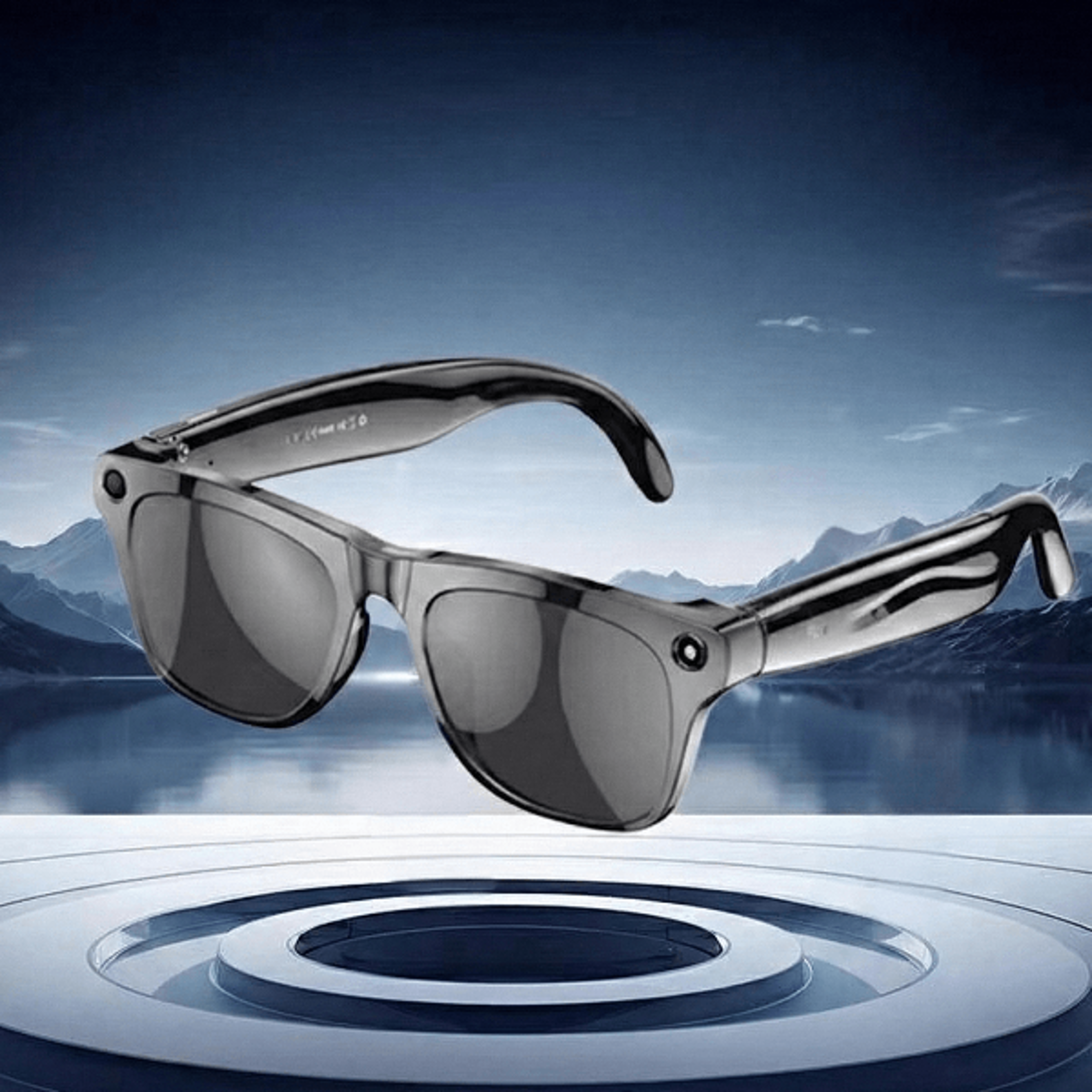 ai smart glasses with camera, bluetooth call, video music player for men and women