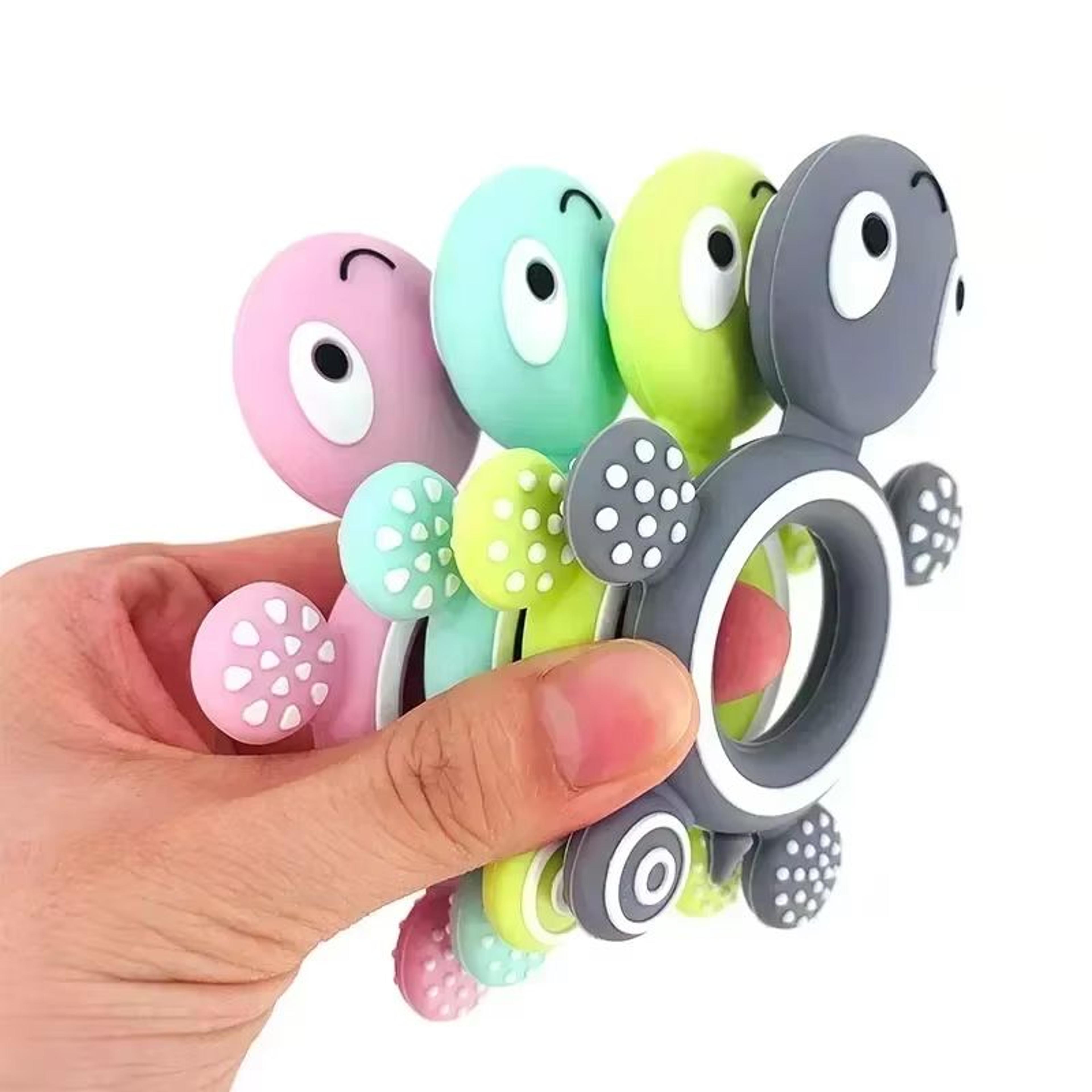 babybite silicone teether toy for 0–12 months – bpa-free soothing baby toy
