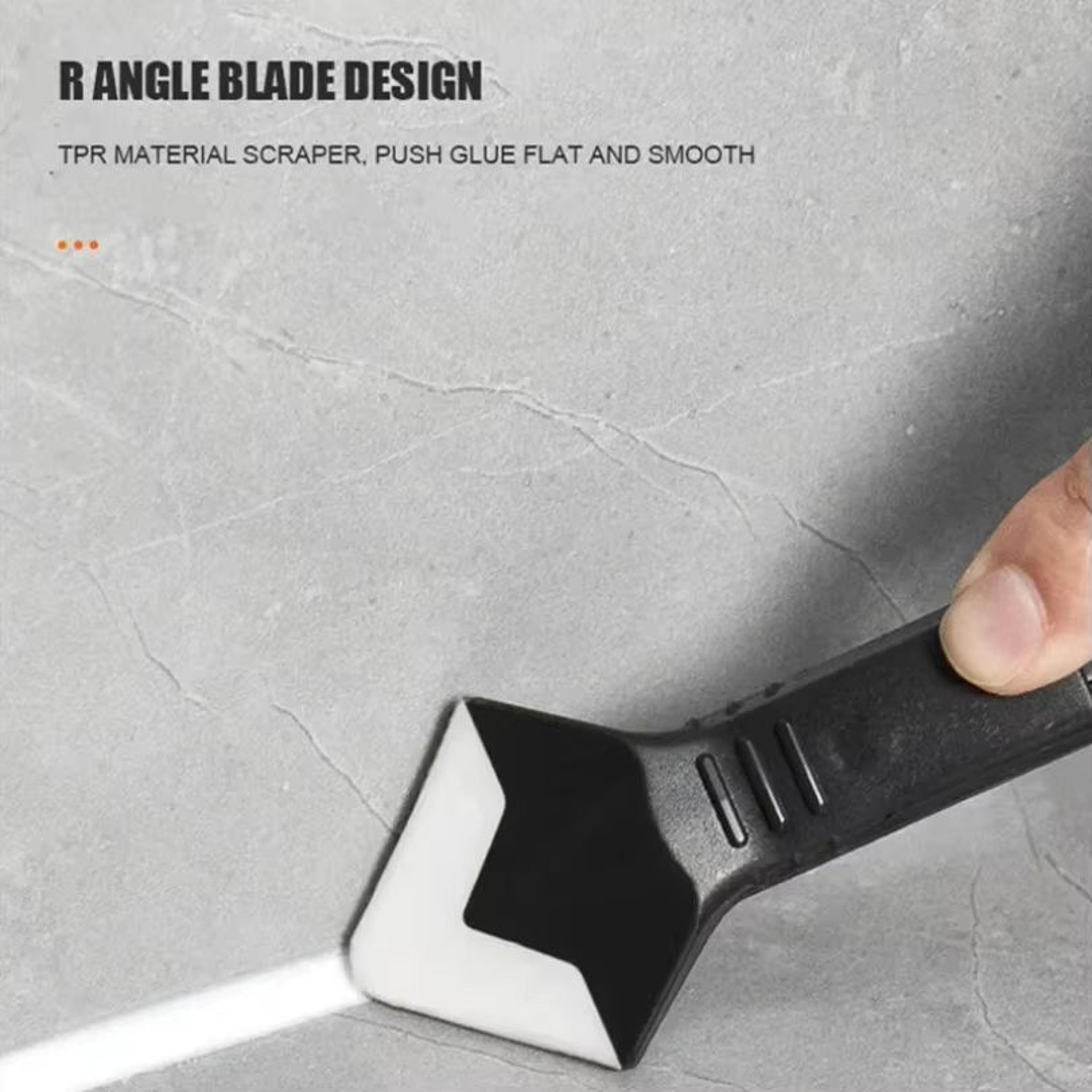 5in1 Silicone Scraper And Caulking Tool Set With Grout And Mould Removal 2