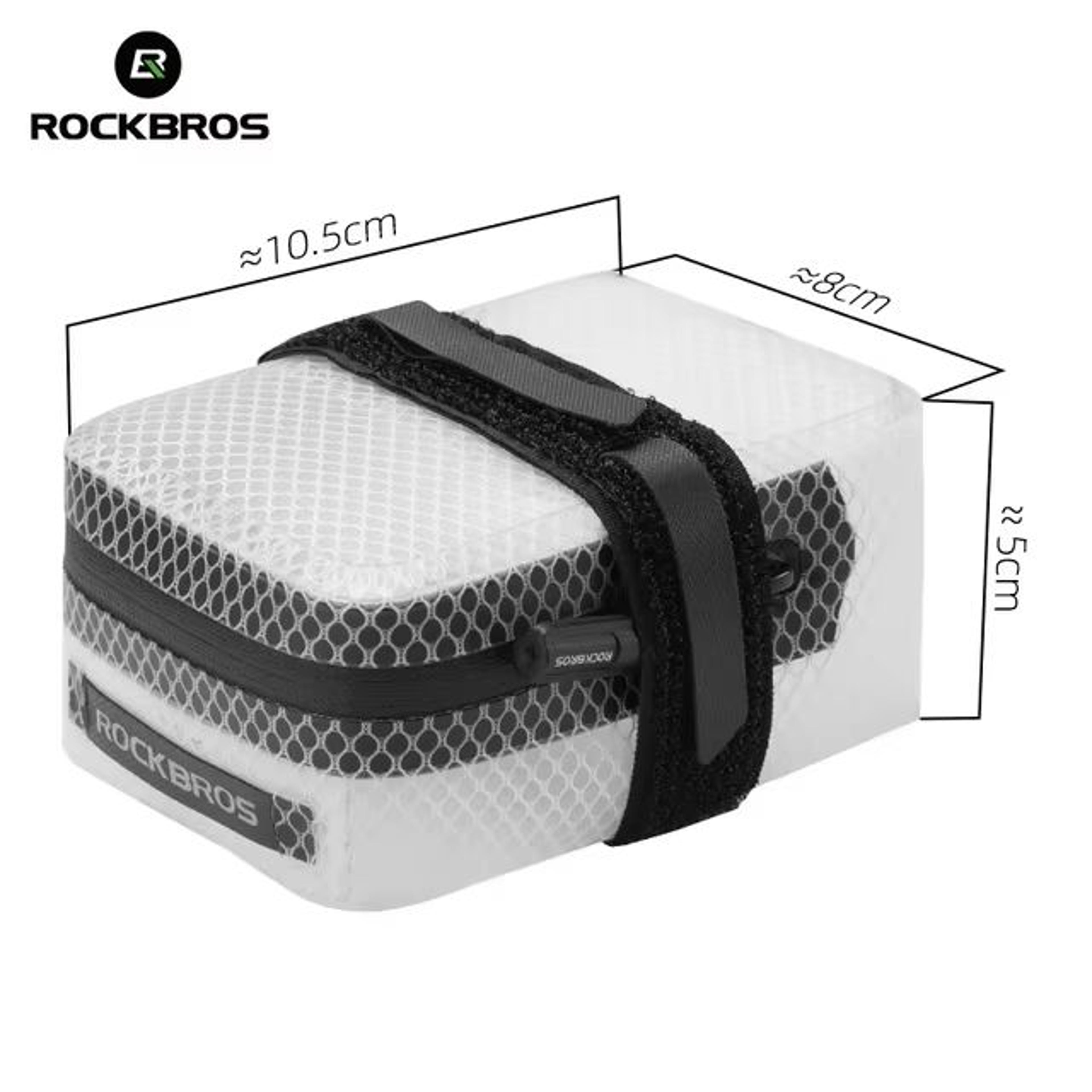 ROCKBROS 04L Waterproof Bike Saddle Bag Lightweight MTB And Road Tail Pouch 6