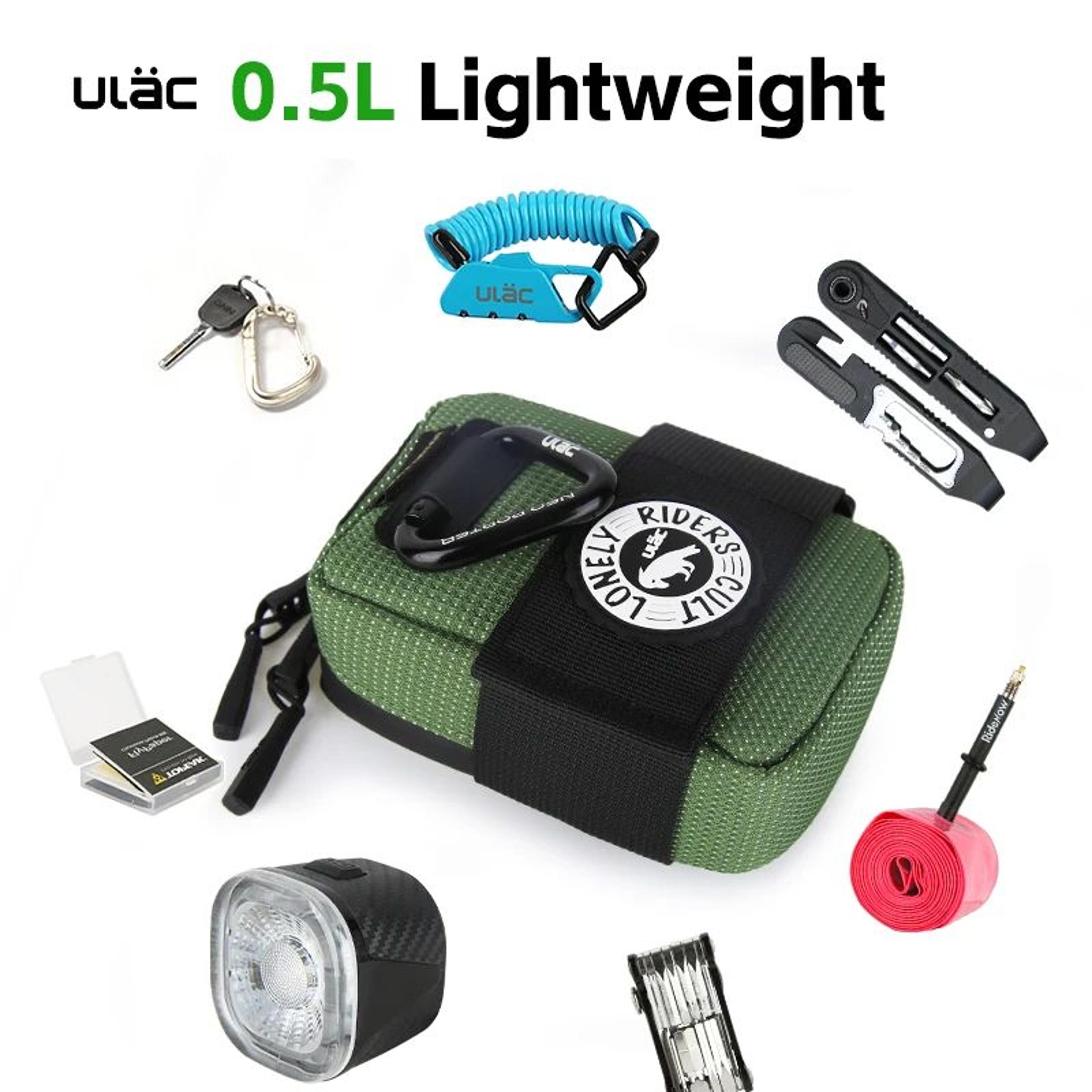 ULAC 05L Waterproof Bicycle Saddle Bag Shockproof Mini Rear Tail Pouch 1