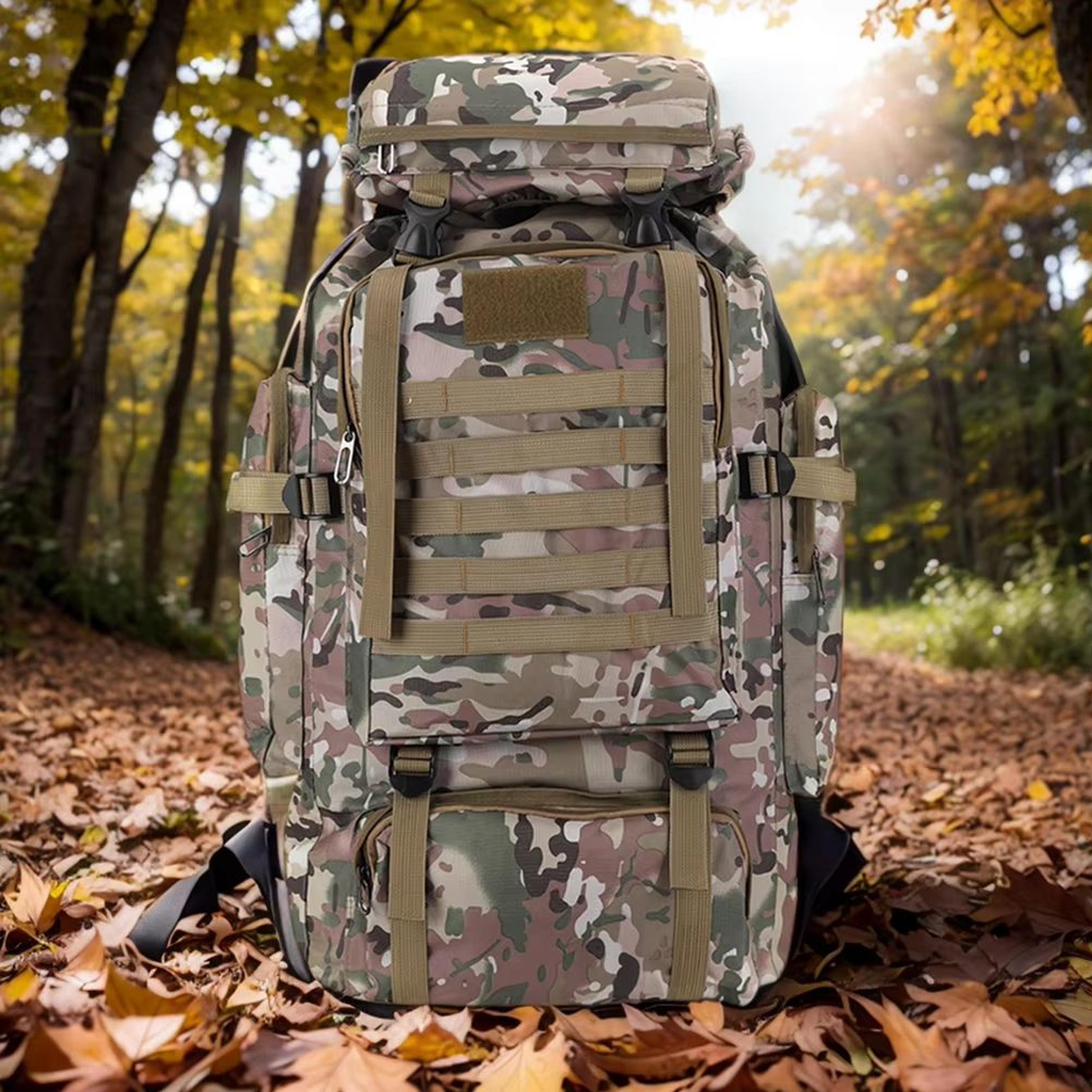 80L WearResistant Mountaineering Backpack With 600D Oxford Cloth Trekking Rucksack For Travel And C 2