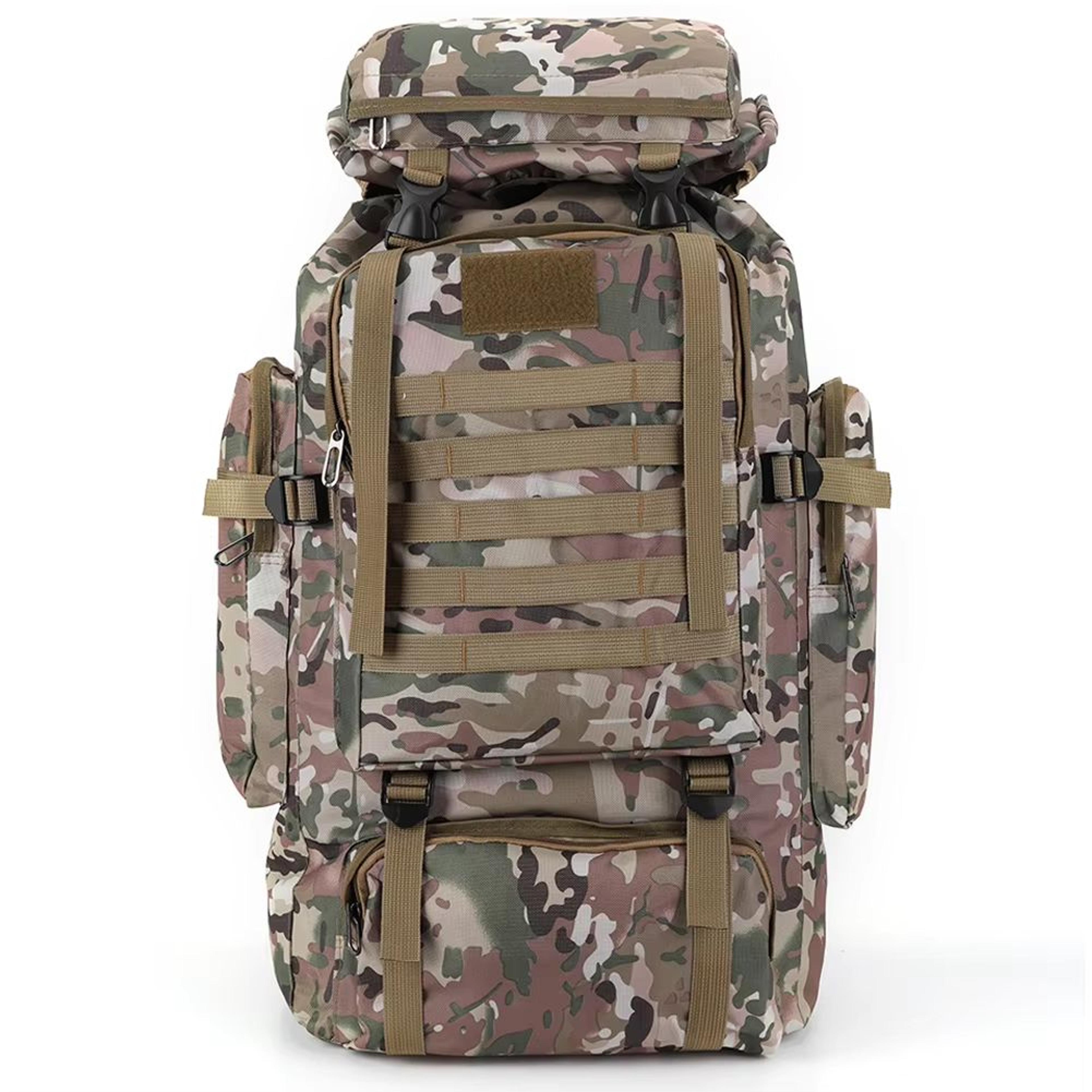 80L WearResistant Mountaineering Backpack With 600D Oxford Cloth Trekking Rucksack For Travel And C 8