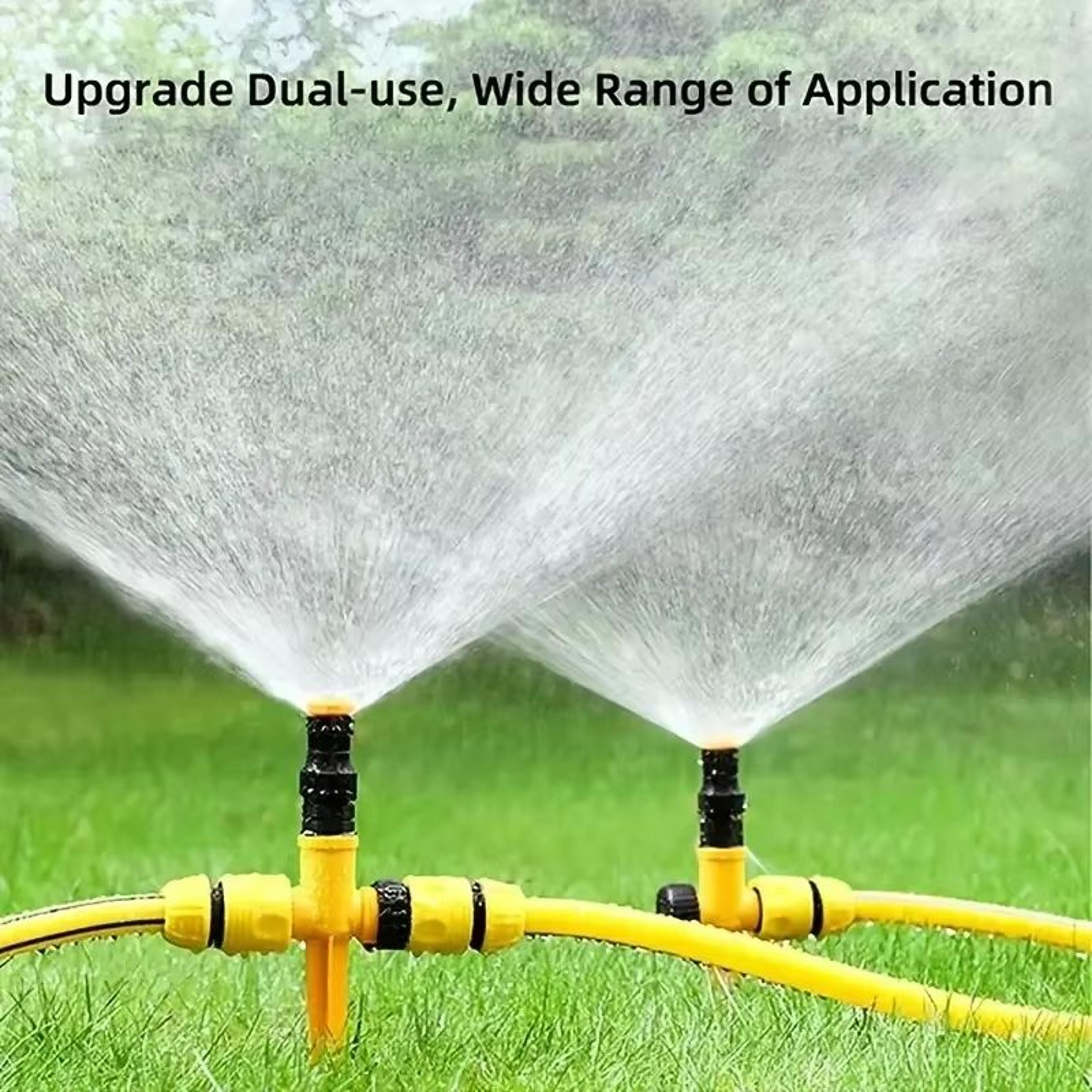 360° automatic rotating garden sprinkler – lawn irrigation sprinkler & garden watering system