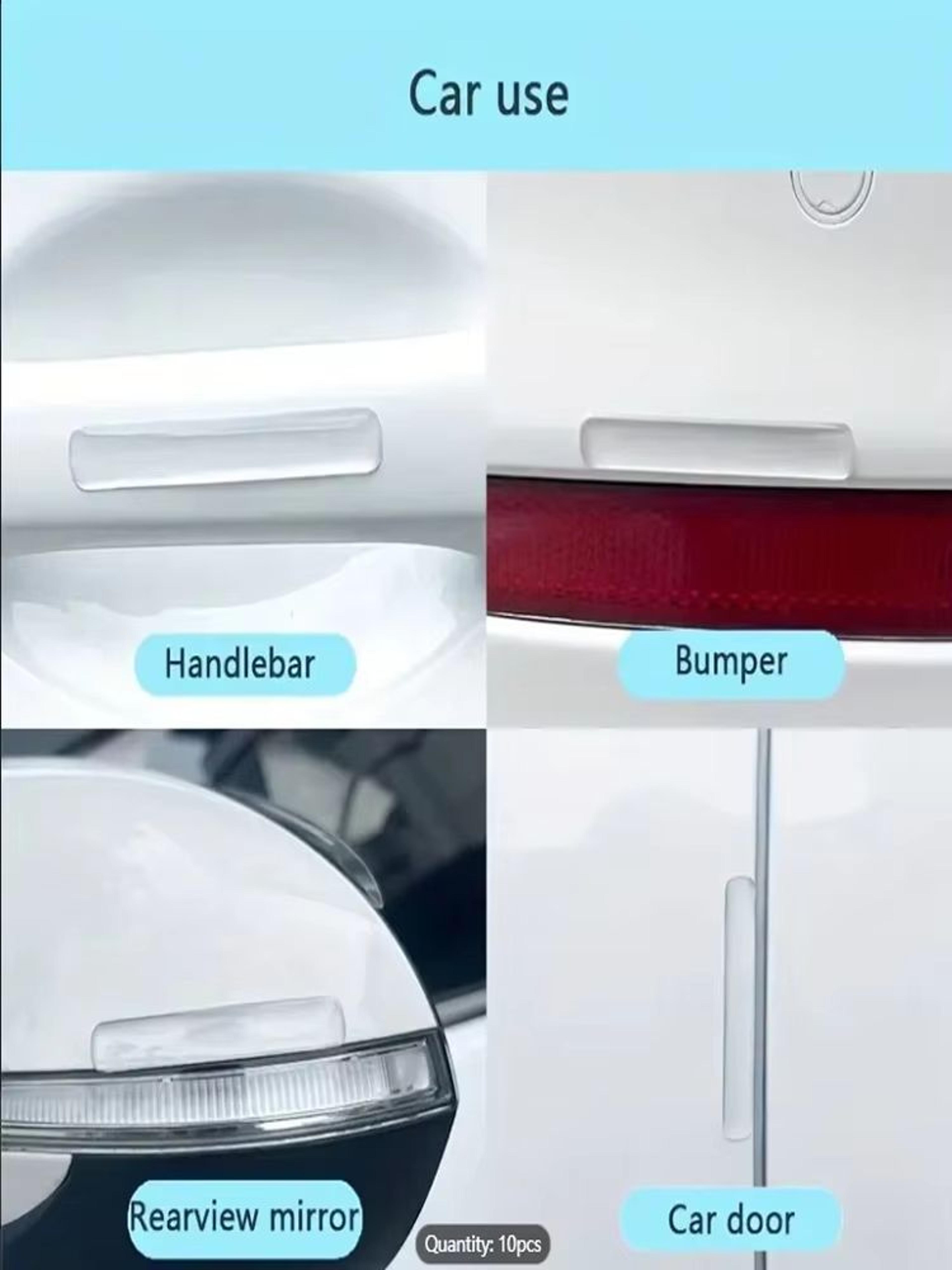 10pcs Transparent Door Impact Mats  Silicone Seal Strips  Transparent Door Bumper Tape For Noise Re 5