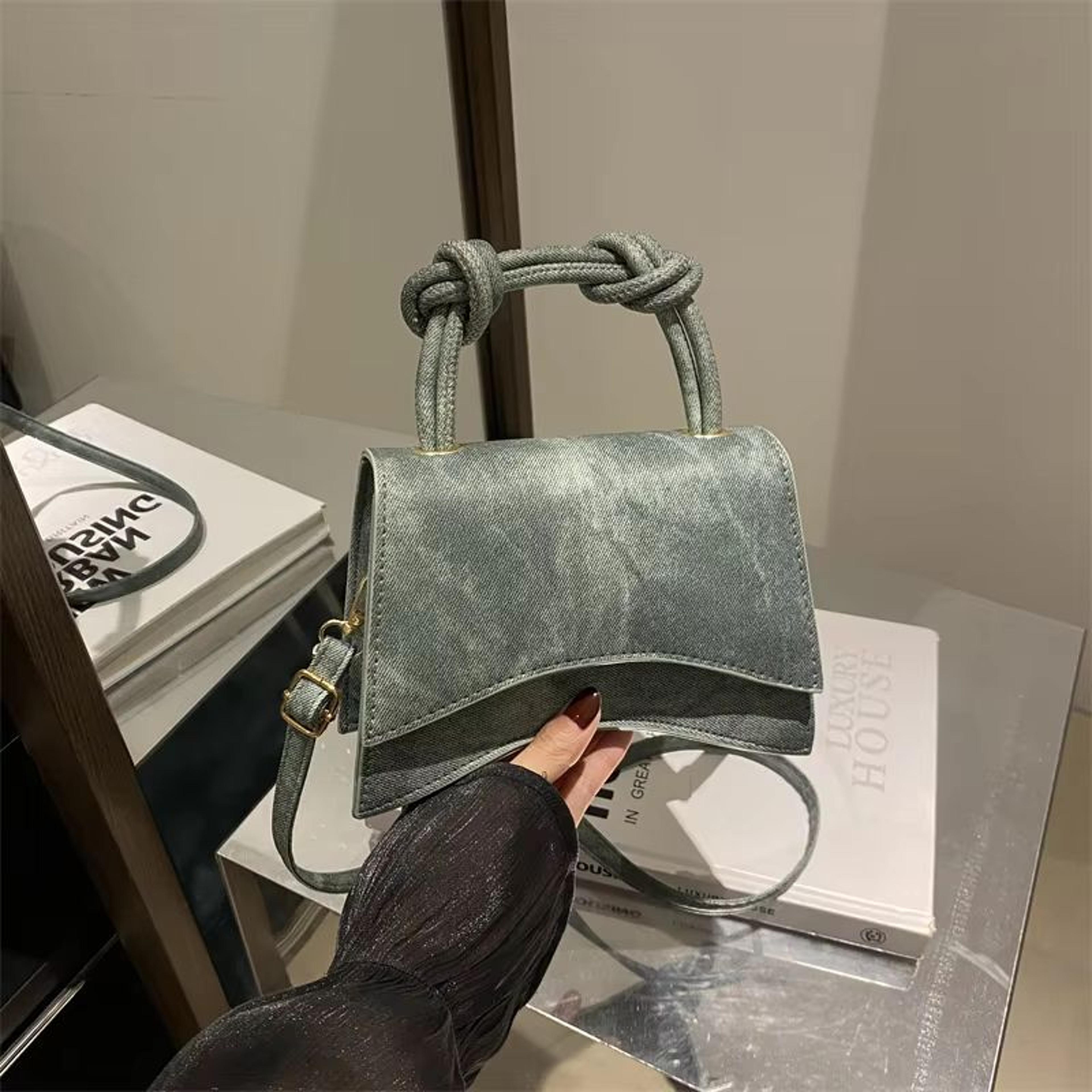 minimalist small square crossbody bag for women pure color casual shoulder purse for autumn