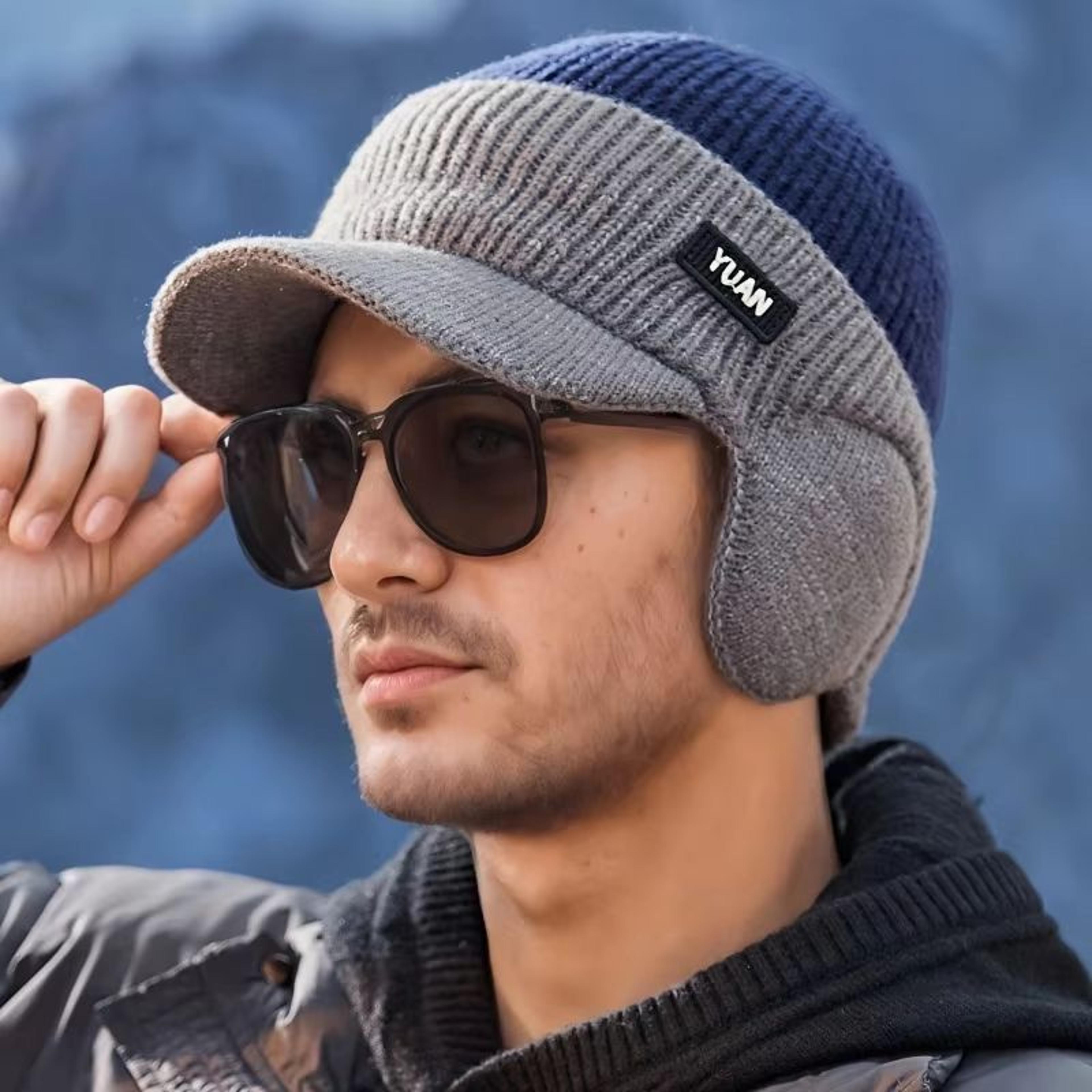 ThermaFlex Windproof Knitted Baseball Cap With Ear Protection 5