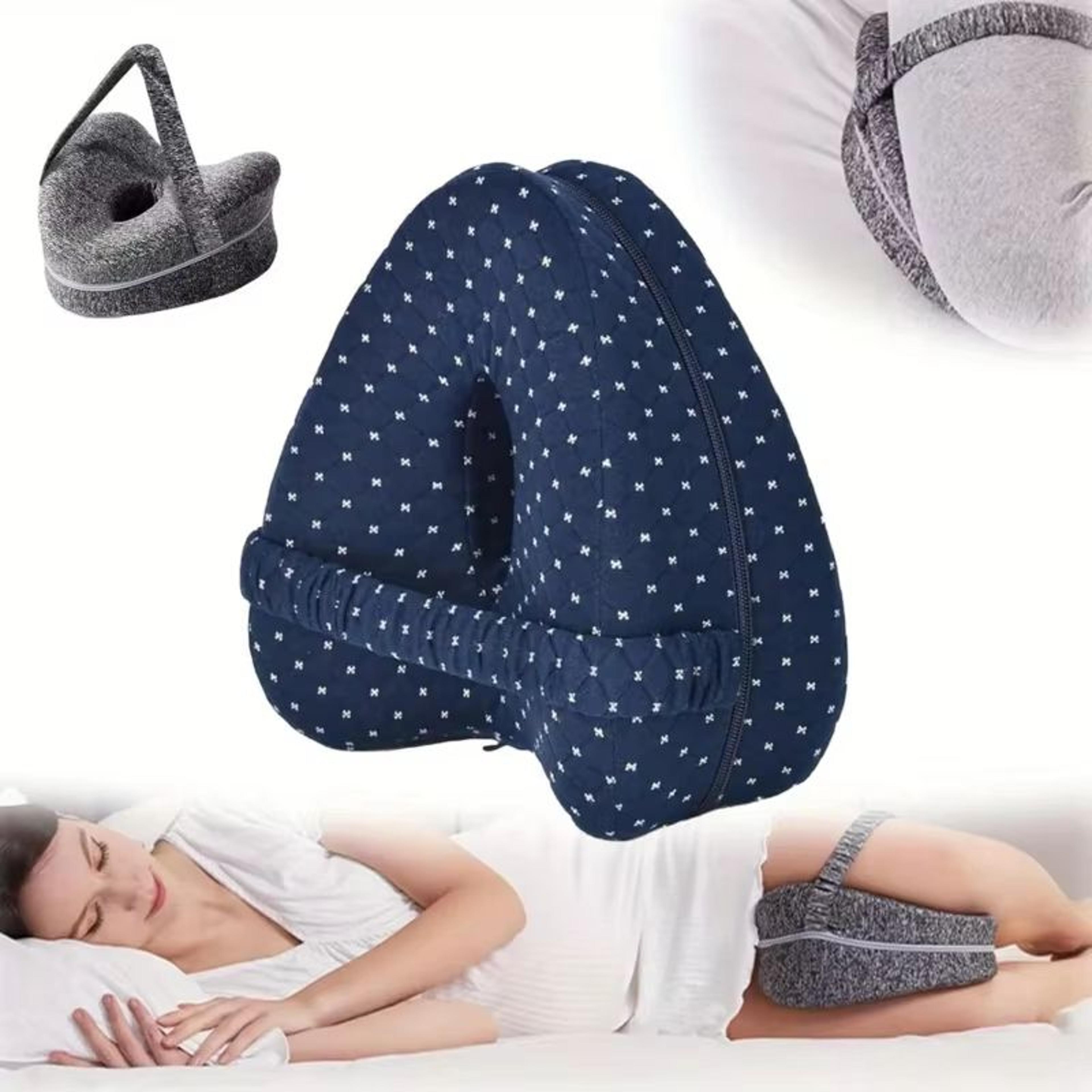 orthopedic memory foam knee support pillow for side sleepers sciatica relief