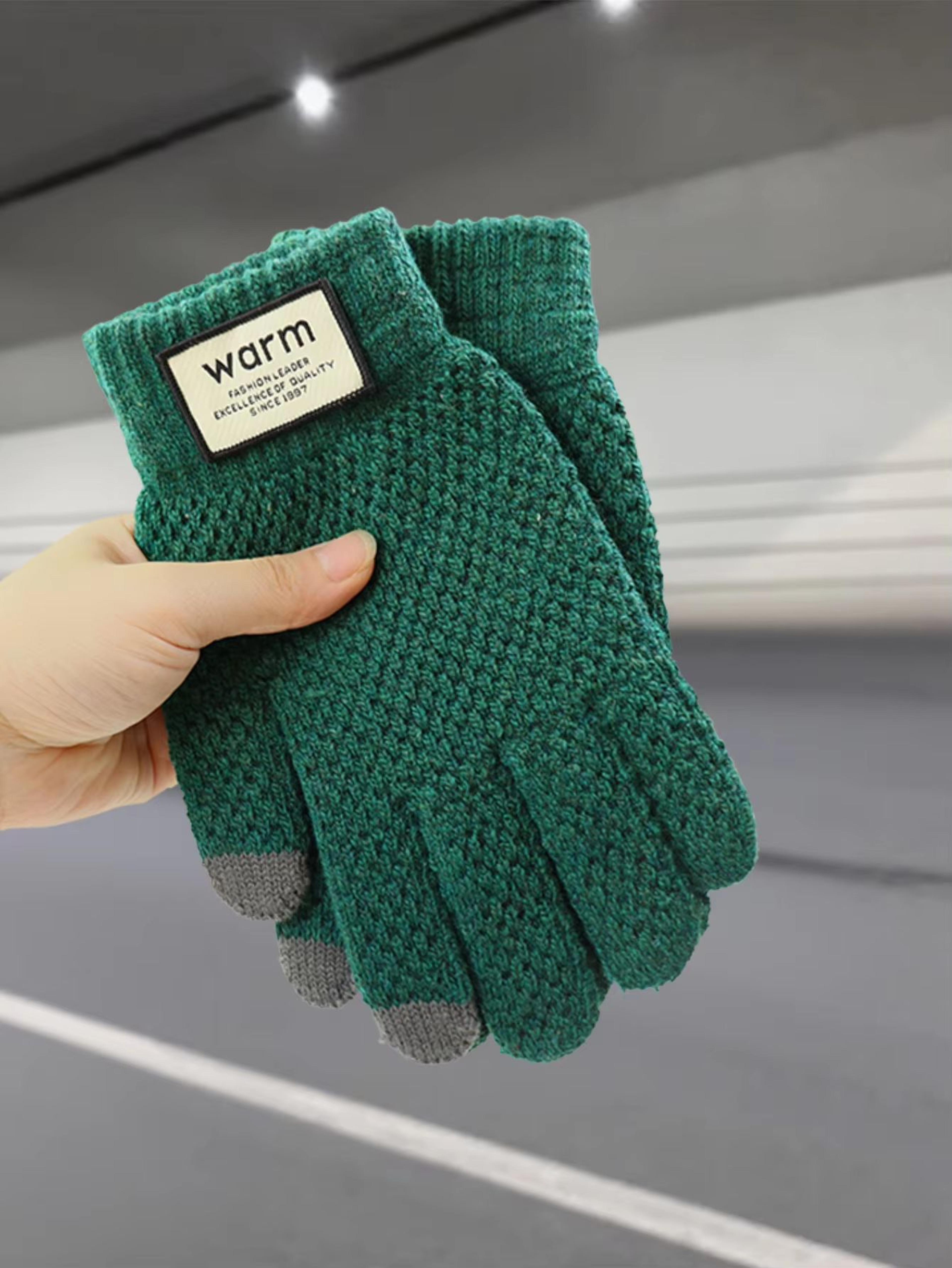 Warm FleeceLined Touchscreen Cotton Winter Gloves For Men Women Cycling Outdoor Use 4