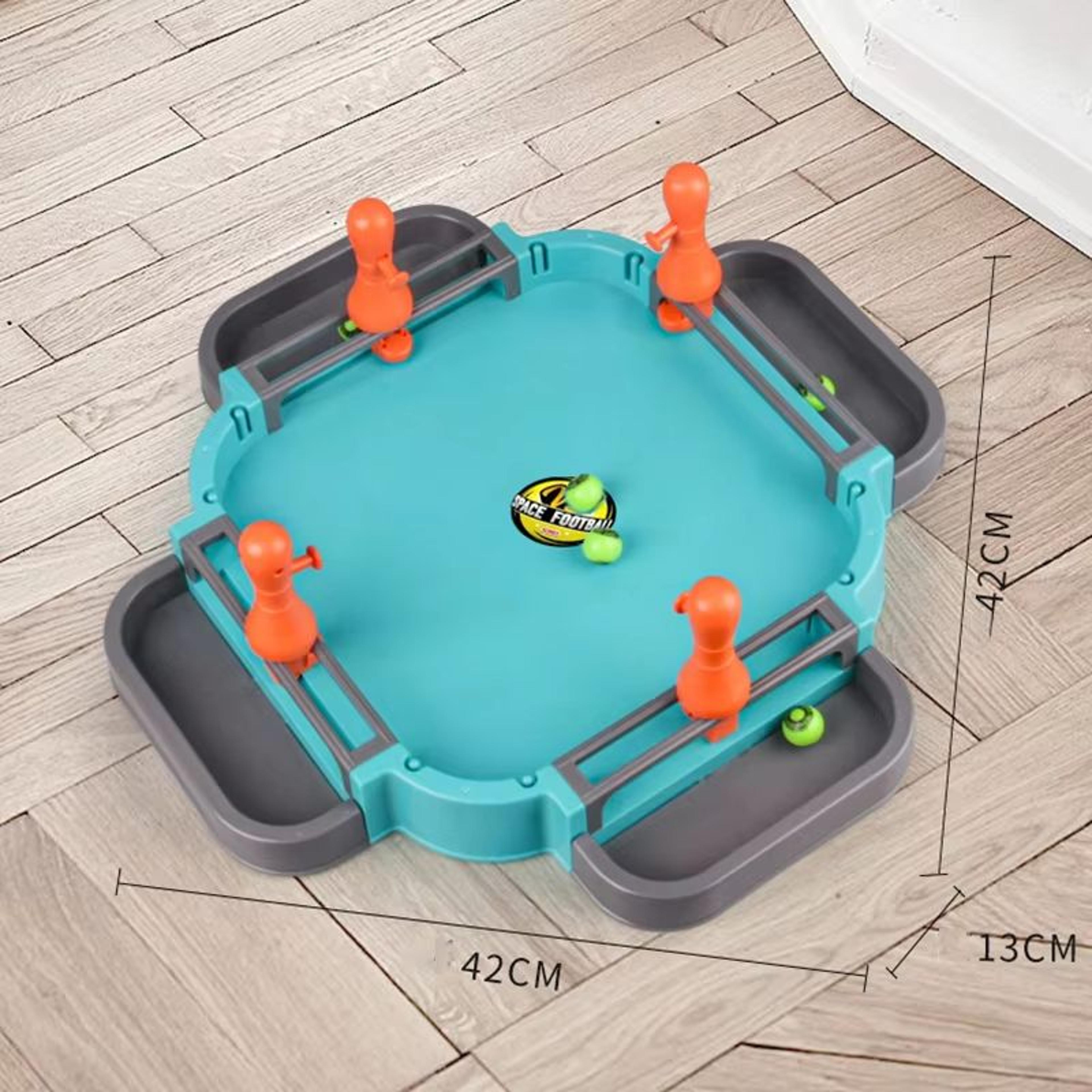 Kids Tabletop Pinball Game Soccer Marble Shooting Battle Board Game 5