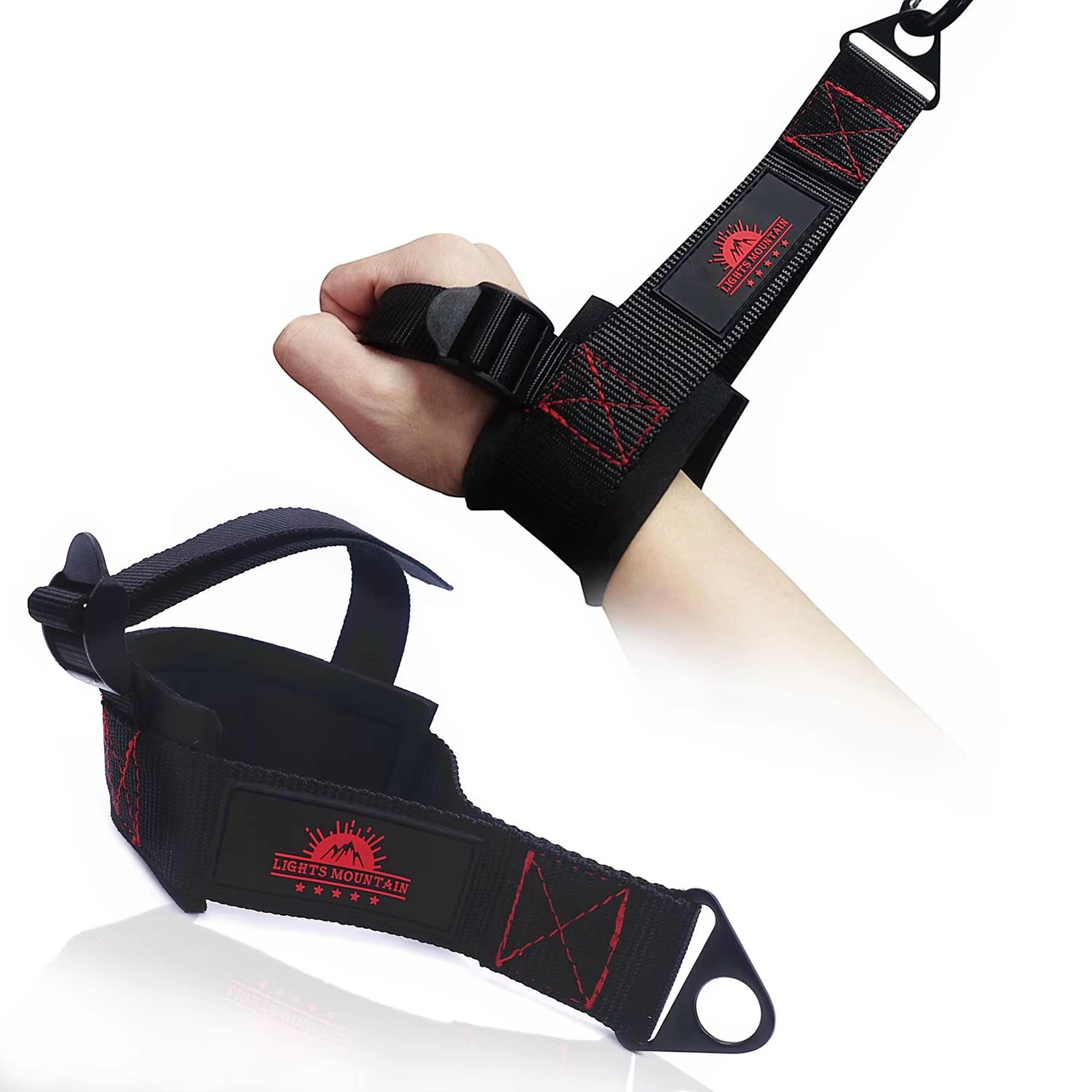 one-hand wrist strap handle forearm strengthener cable attachment for gym & arm wrestling