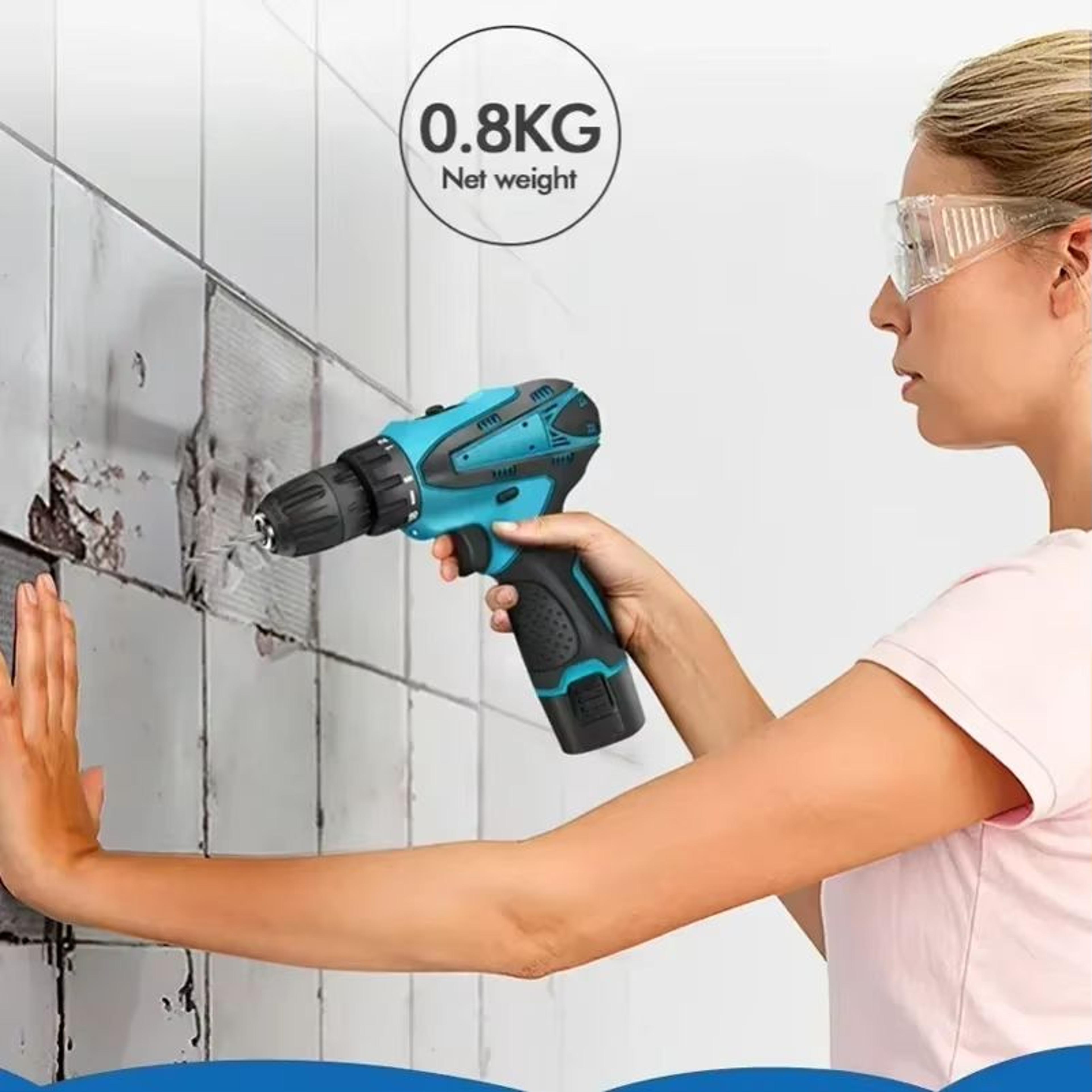 12V Cordless Impact Drill And Electric Screwdriver Combo Kit 4