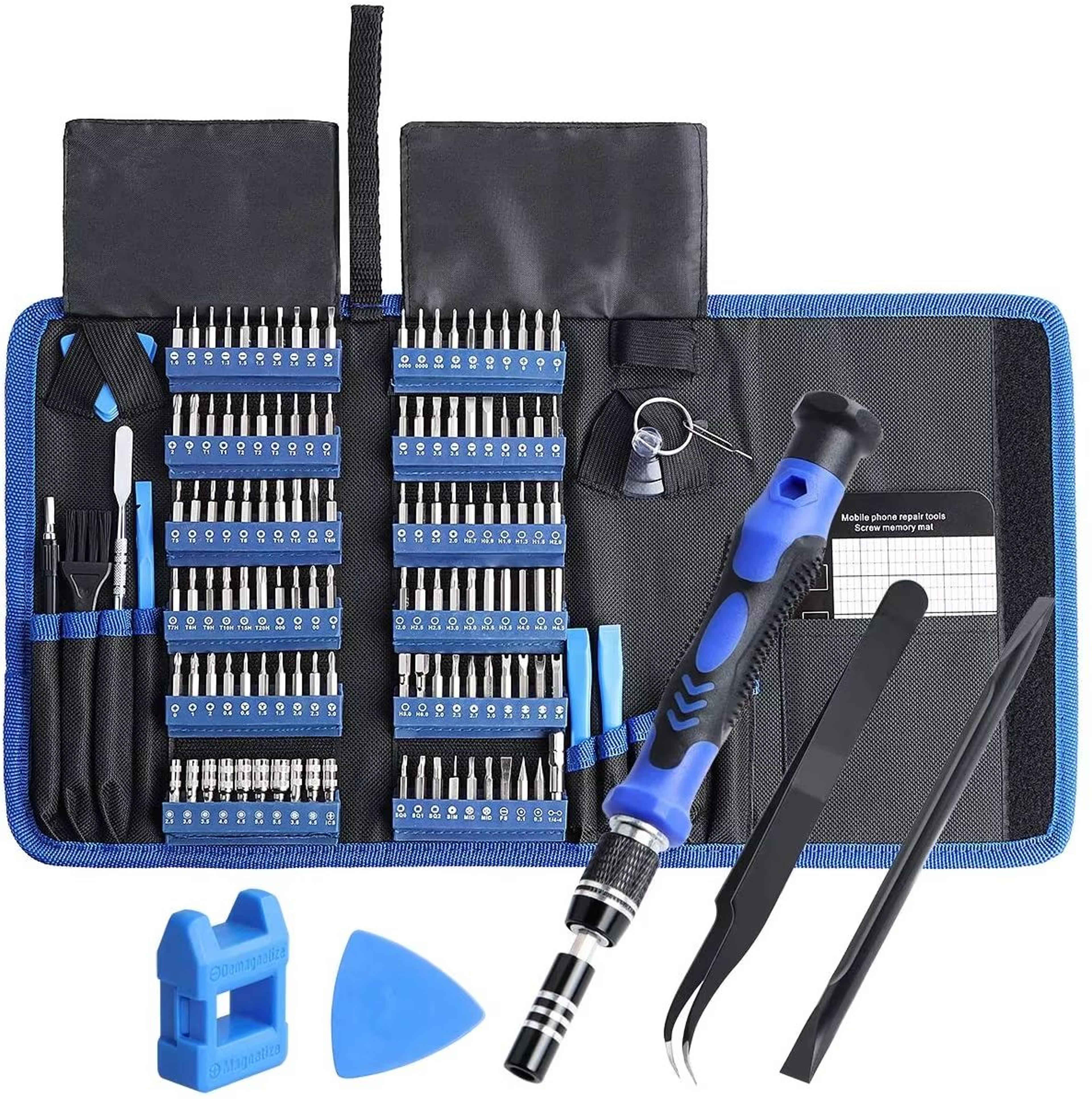 WOZOBUY 191Piece Precision Screwdriver Set With 14in Nut Driver For Electronics And Home Repairs 7
