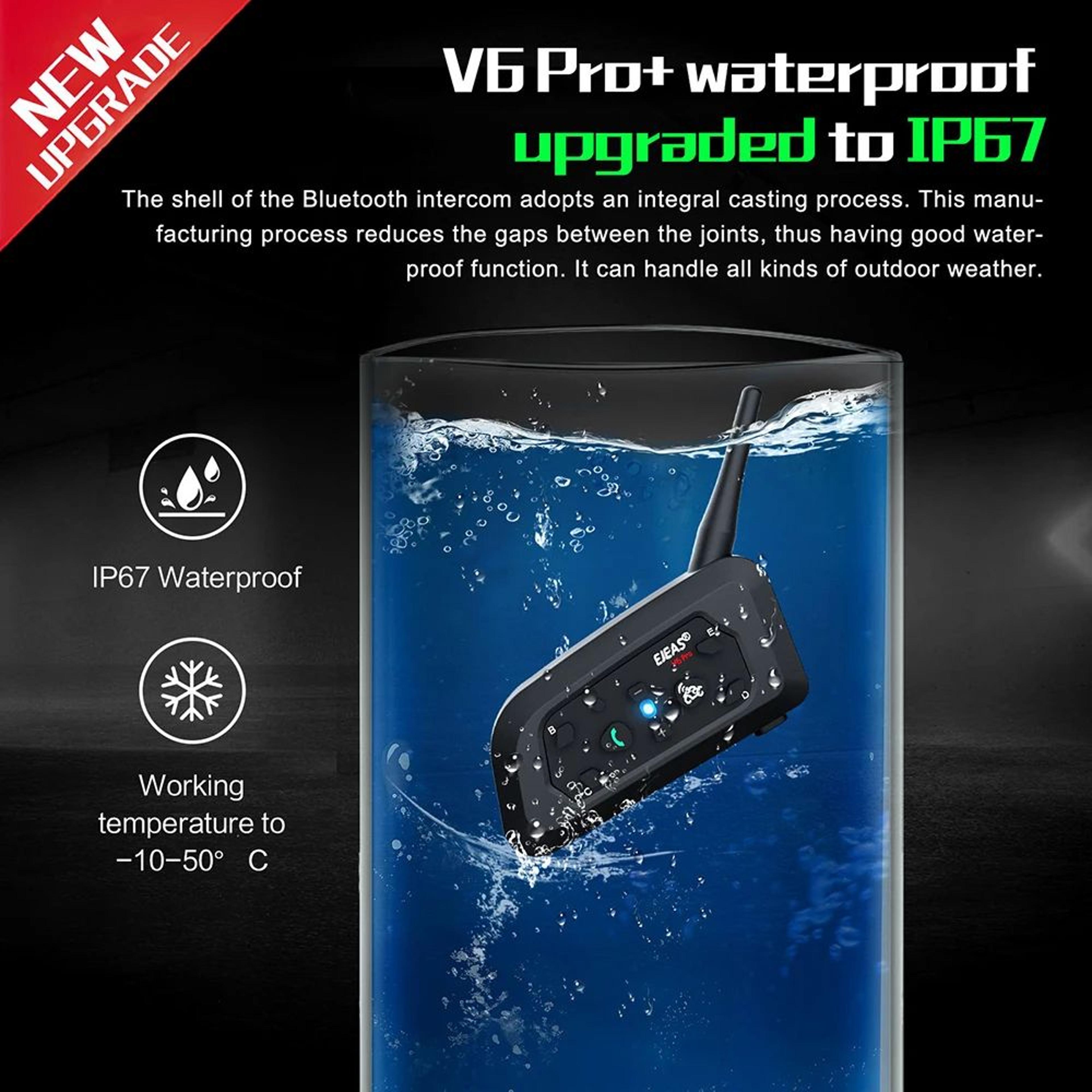Why Riders Choose The EJEAS V6 Pro Bluetooth Helmet Intercom 3