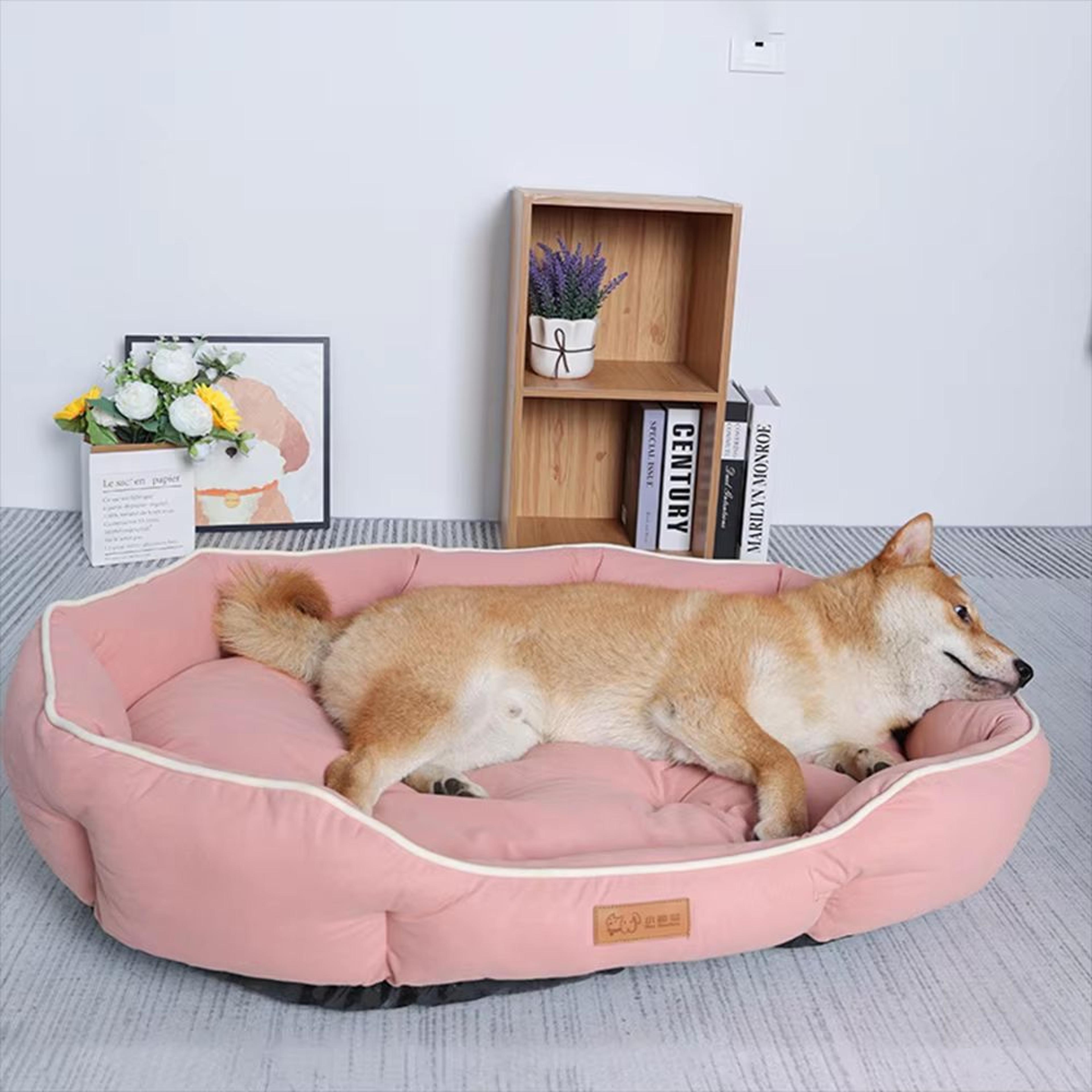 Pet Sofa Sleeping Bed Large Dog Bed House For Cats Big Space Winter Warm Dog Cushion 1