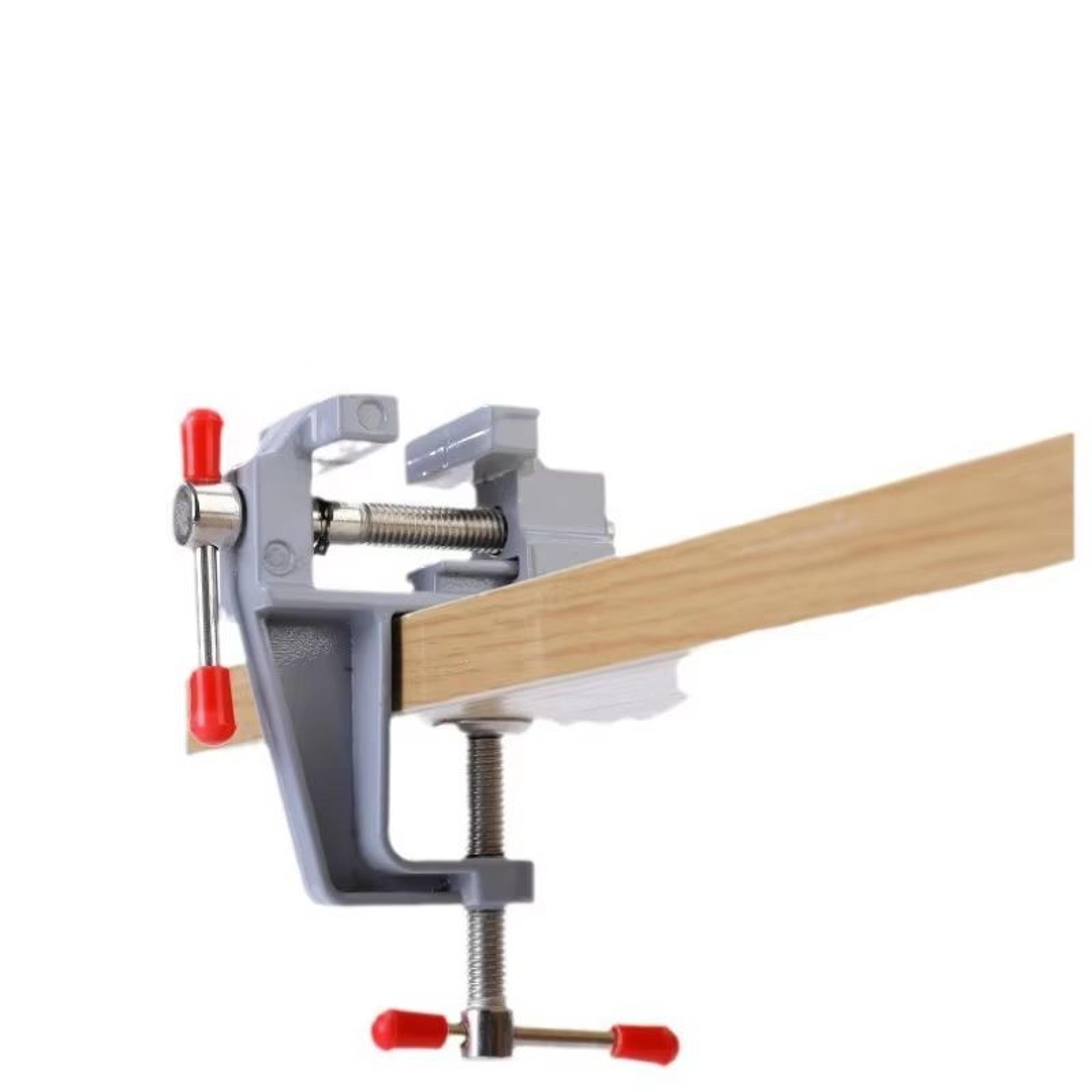 35in Aluminum Mini Bench Vise For Jewelry Crafts And Precision Hobby Work 4