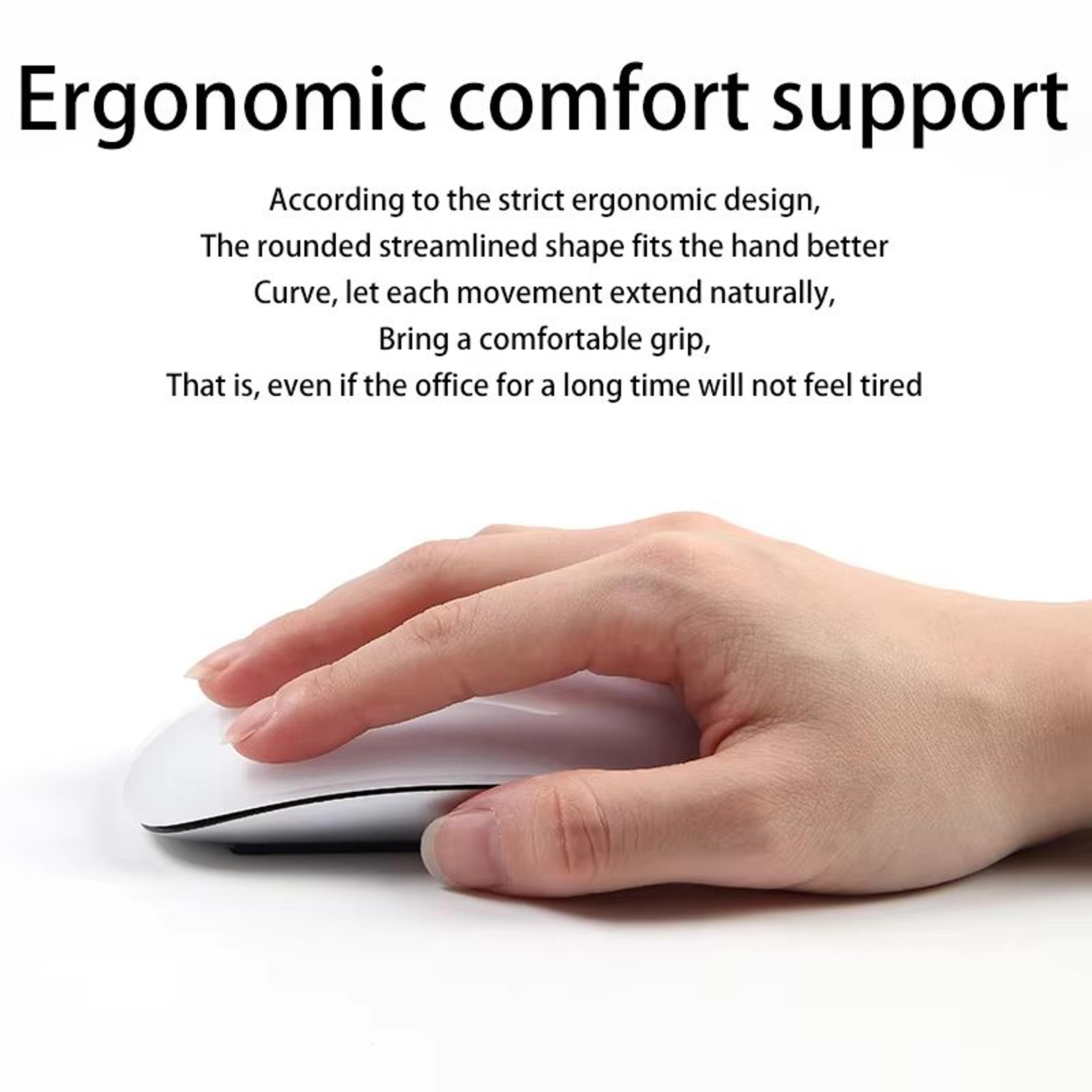 Magic 3 Slim Wireless Bluetooth Mouse With Multi Touch Gestures Rechargeable For MacBook And Window 1