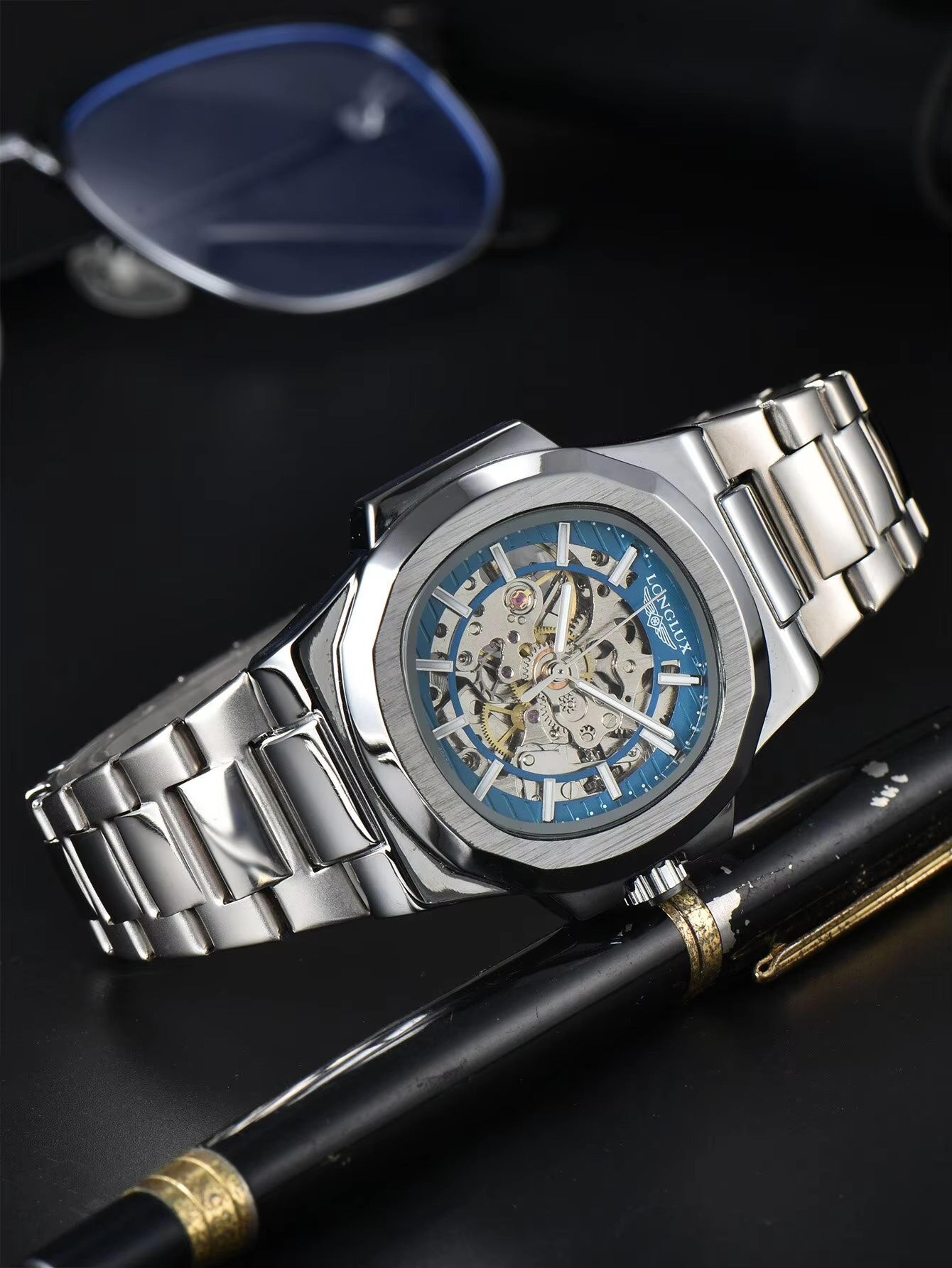 LONGLUX Prestige Automatic Skeleton Watch For Men 1