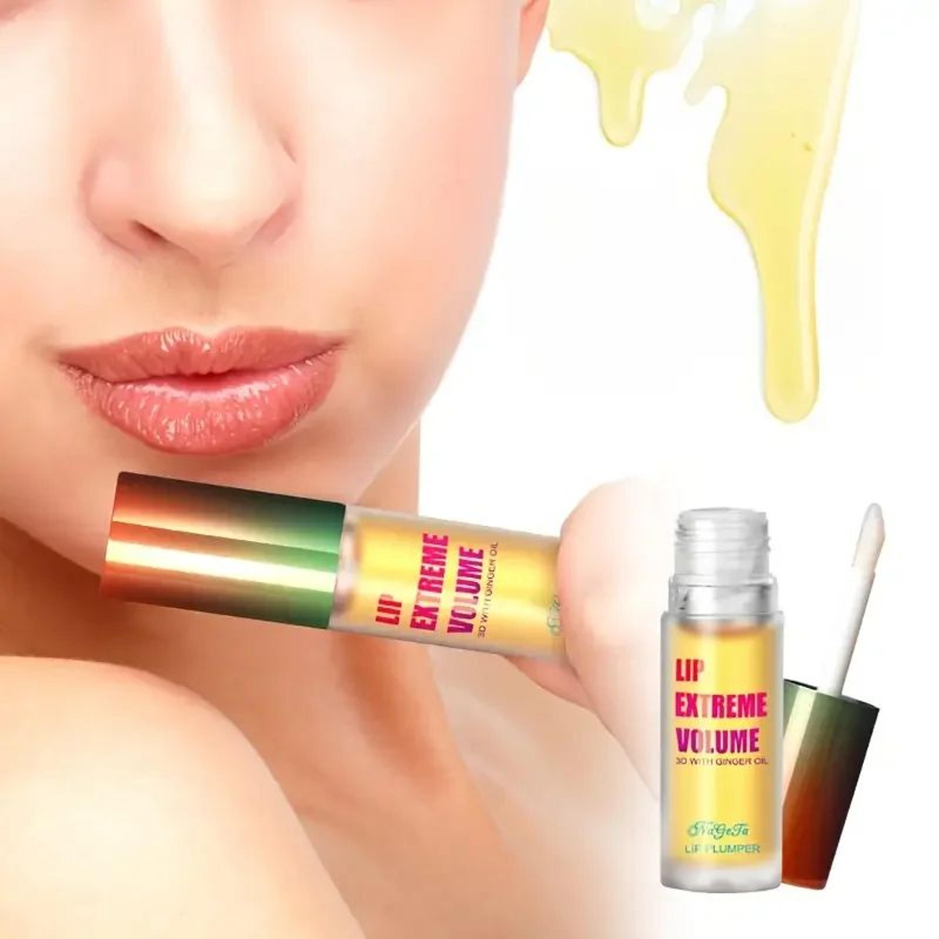 Ginger Mint Lip Plumper Oil Hydrating Volumizing Lip Serum For Fuller Smoother Lips 1