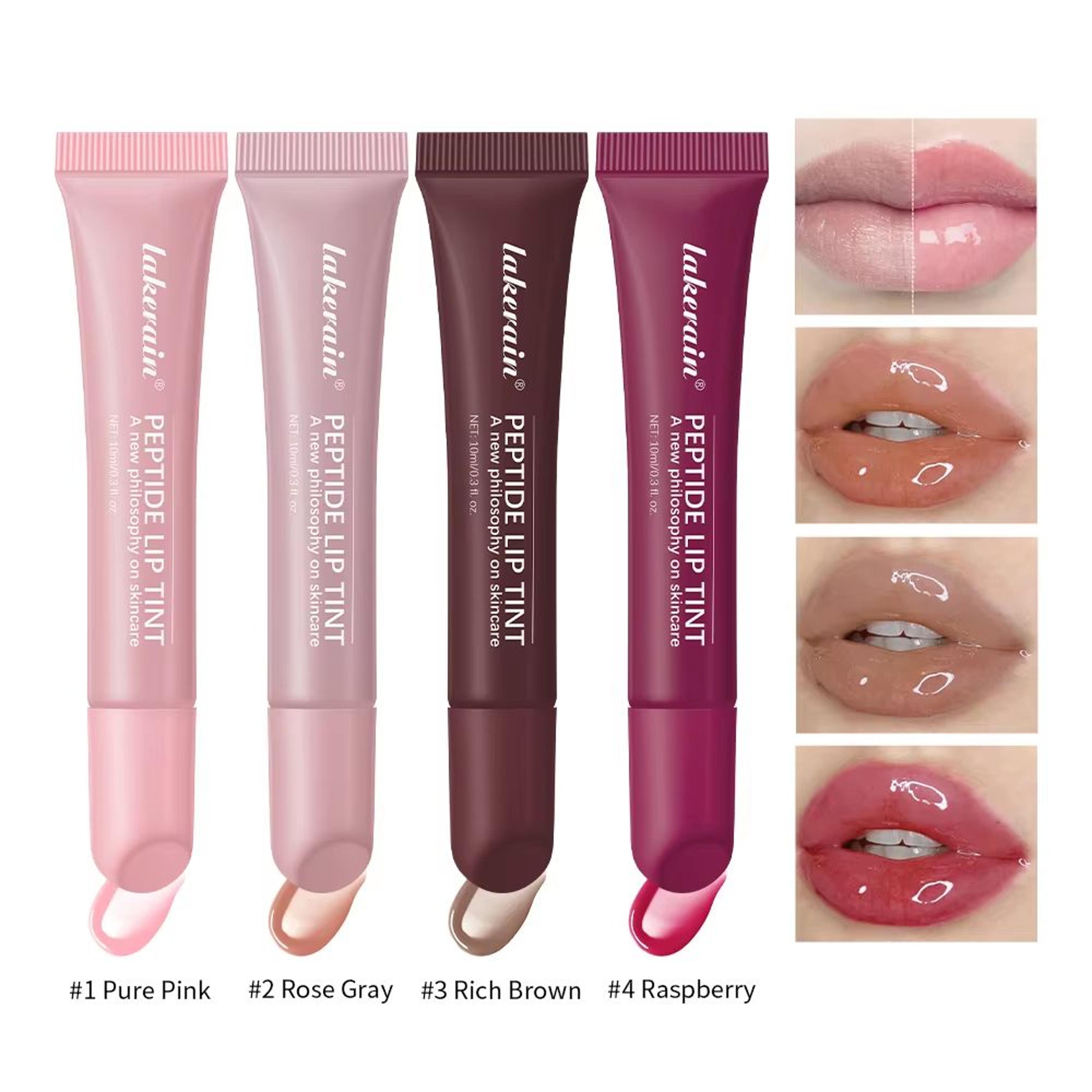 phone case lip gloss set long lasting transparent lip gloss moisturizing lip glaze with phone case holder