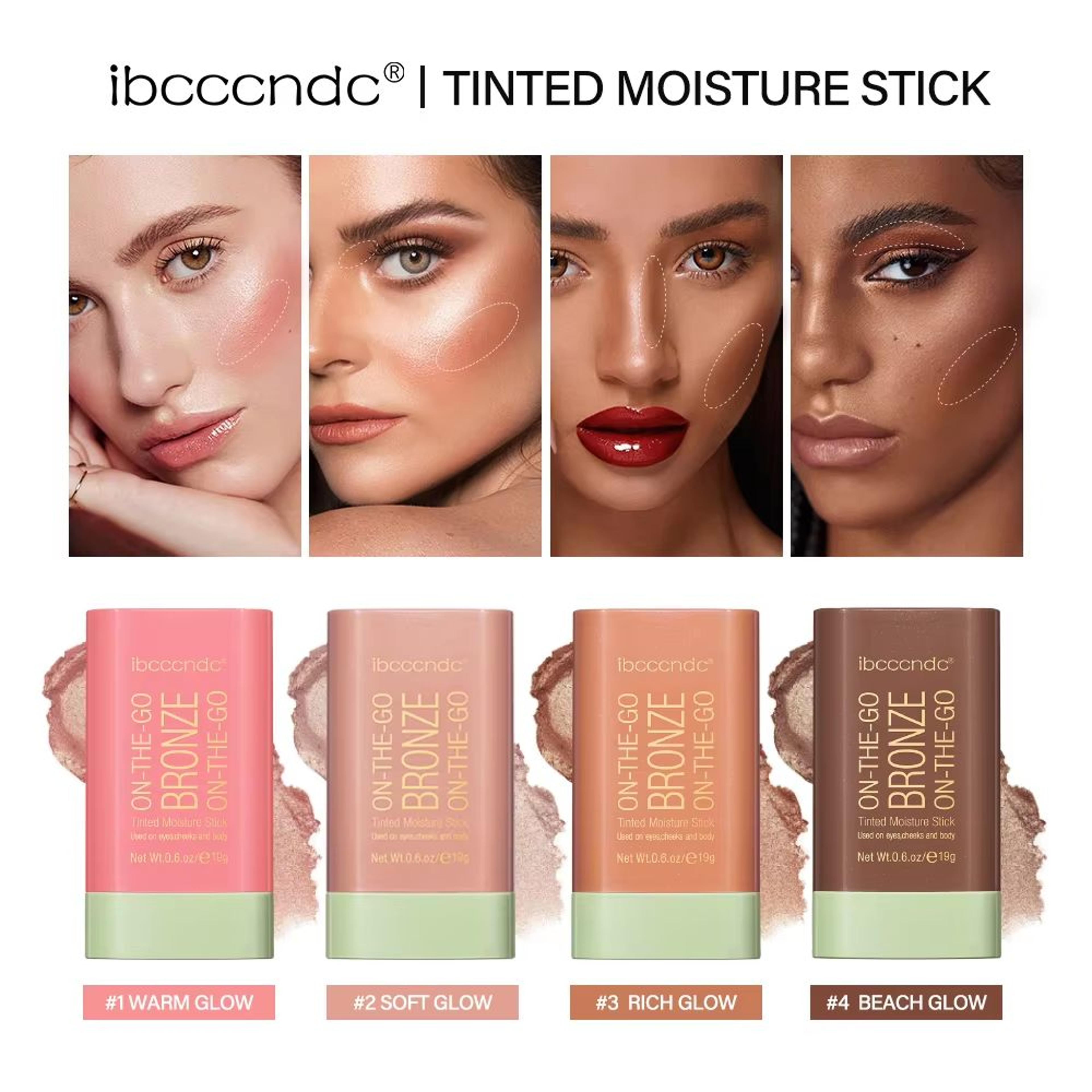 radiant glow highlighter stick 3 color face contour stick brightening concealer makeup pen