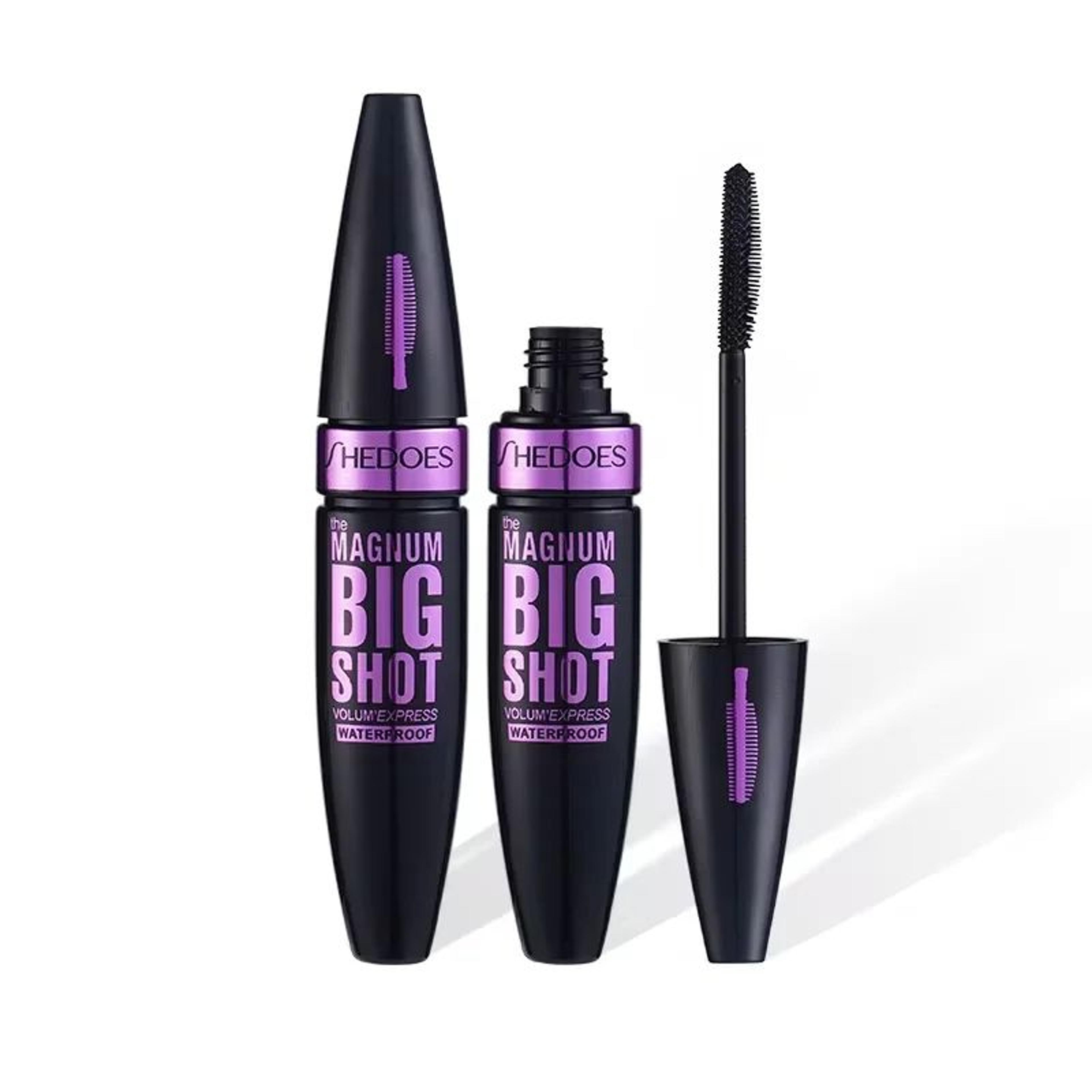 Ultra Black Waterproof Mascara Lengthening Long Lasting Mascara Lash Setting Cream 4