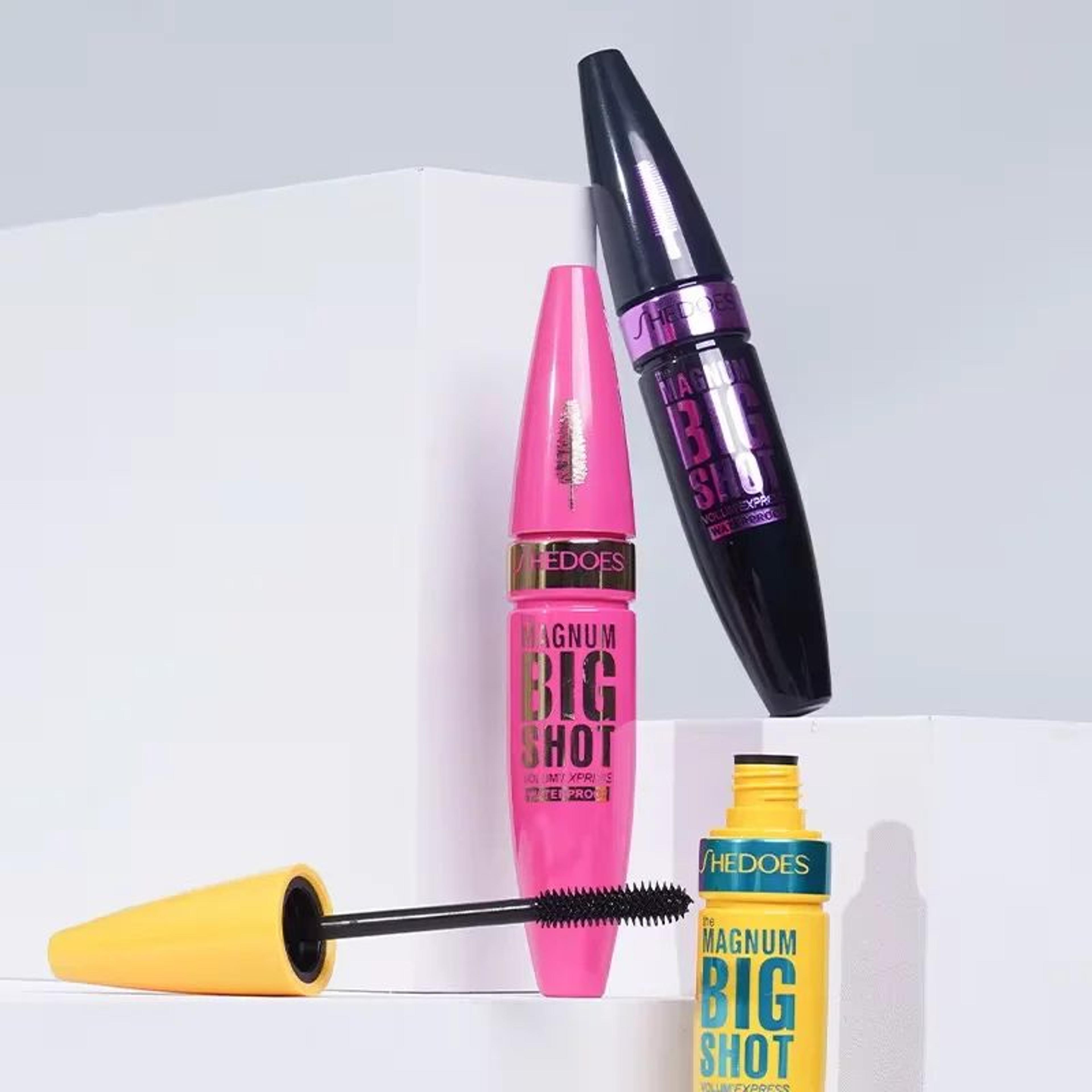 Ultra Black Waterproof Mascara Lengthening Long Lasting Mascara Lash Setting Cream 5