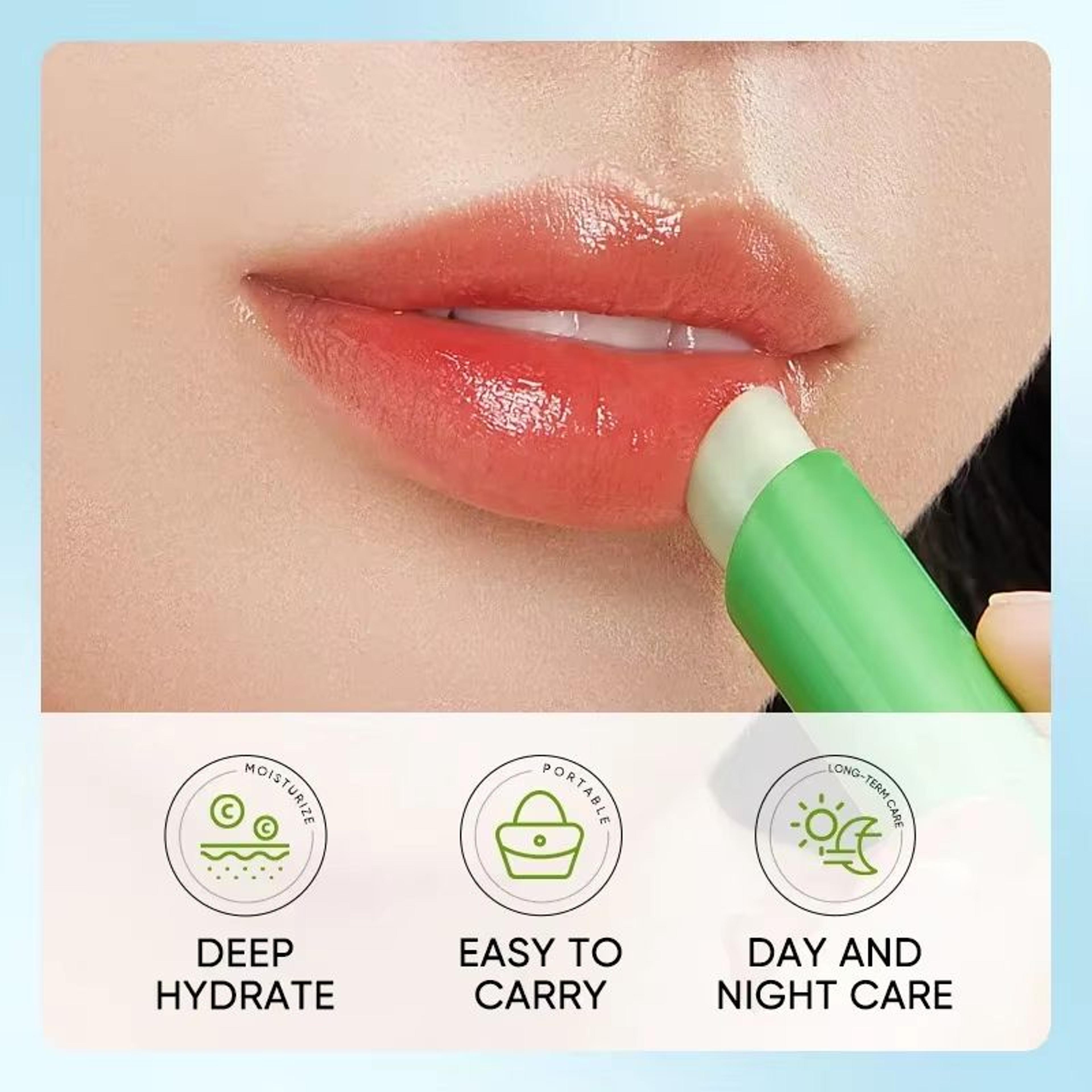 Aloe Lip Balm Hydrating Moisturizing Lip Repair Stick For Dry Cracked Lips 1