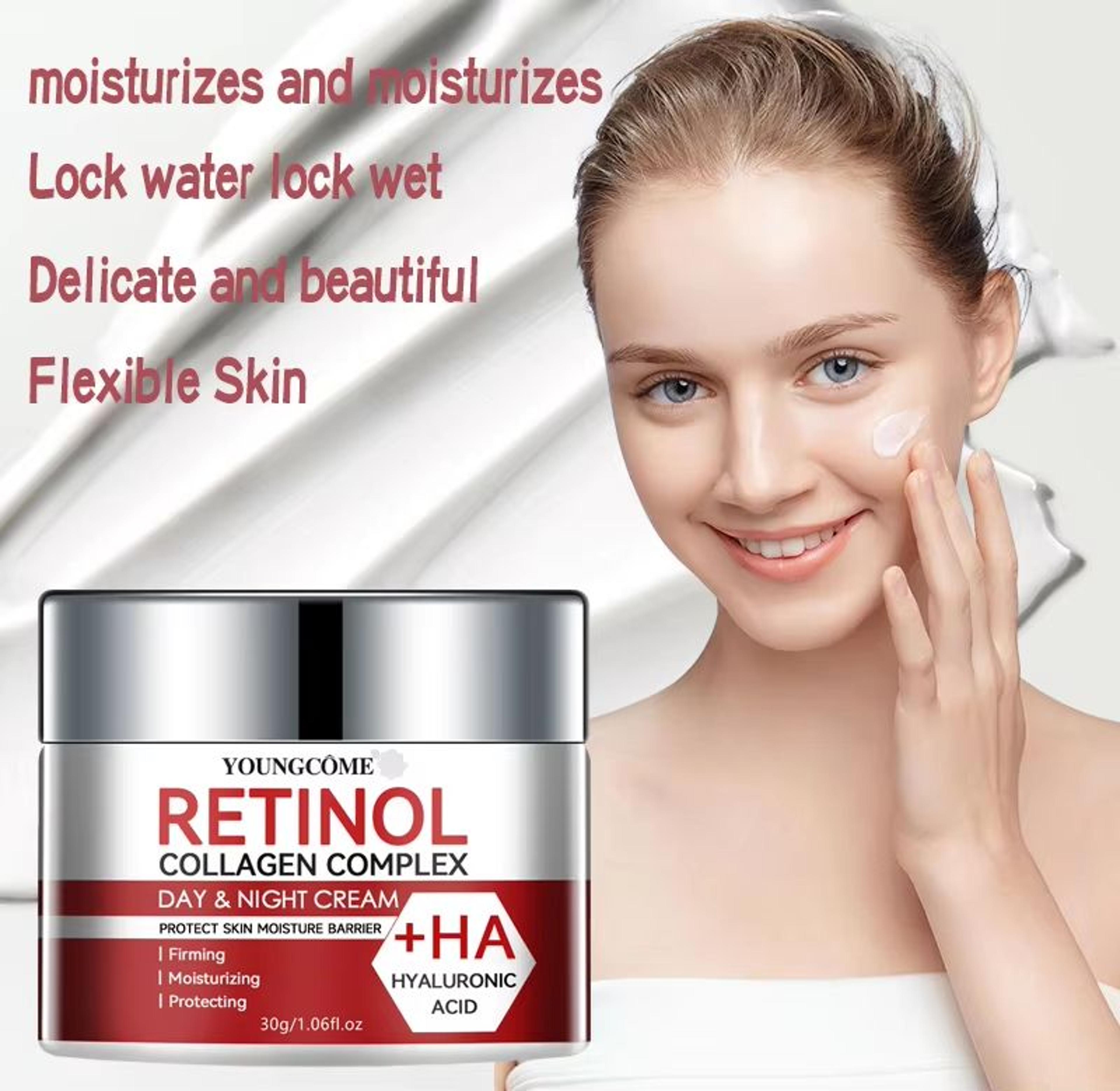 SADOER Retinol Collagen Face Cream Deep Hydration Anti Aging Moisturizing Cream For Skin Repair 4