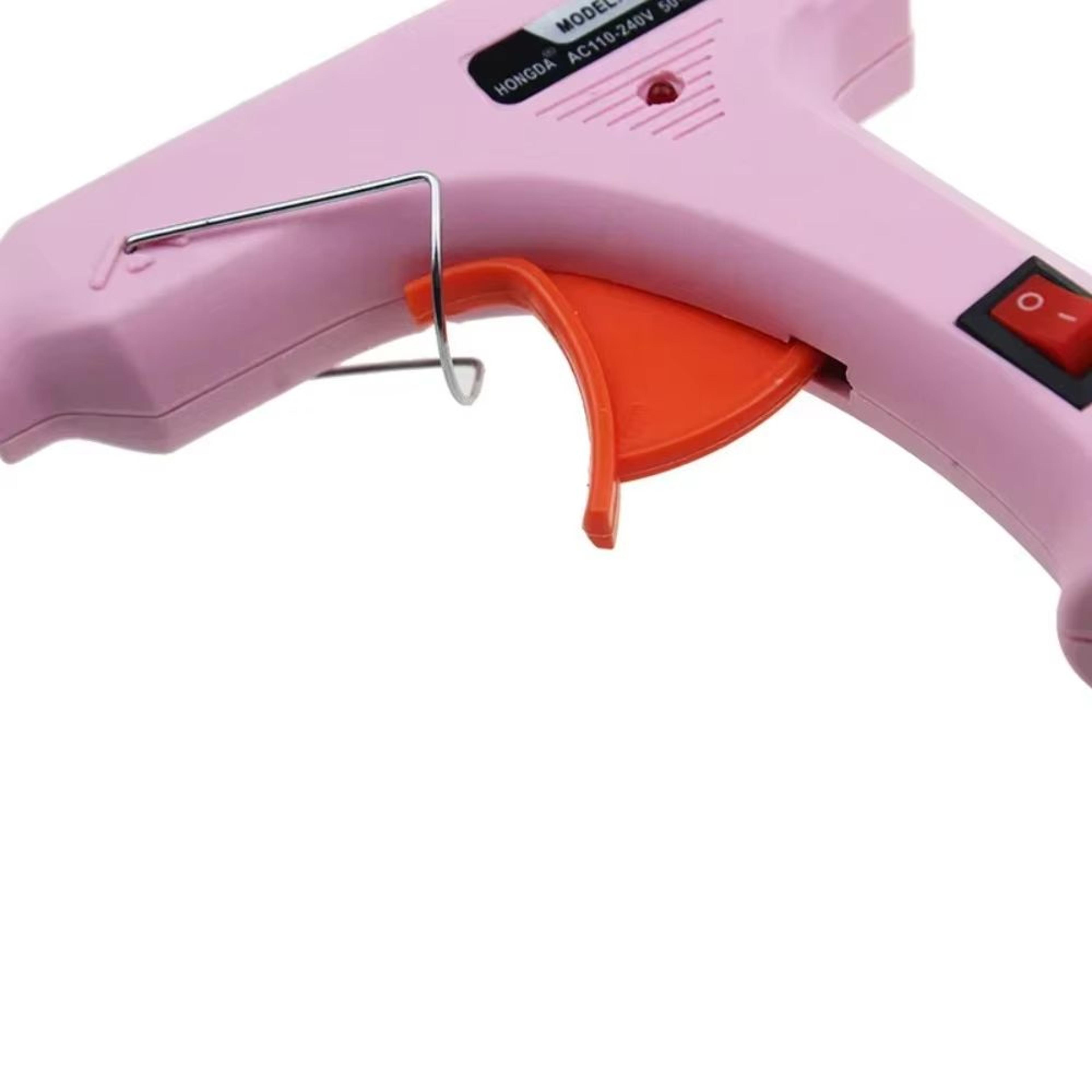 Professional 20W Mini Hot Melt Glue Gun With Trigger Blue Repair Tool US Plug 4
