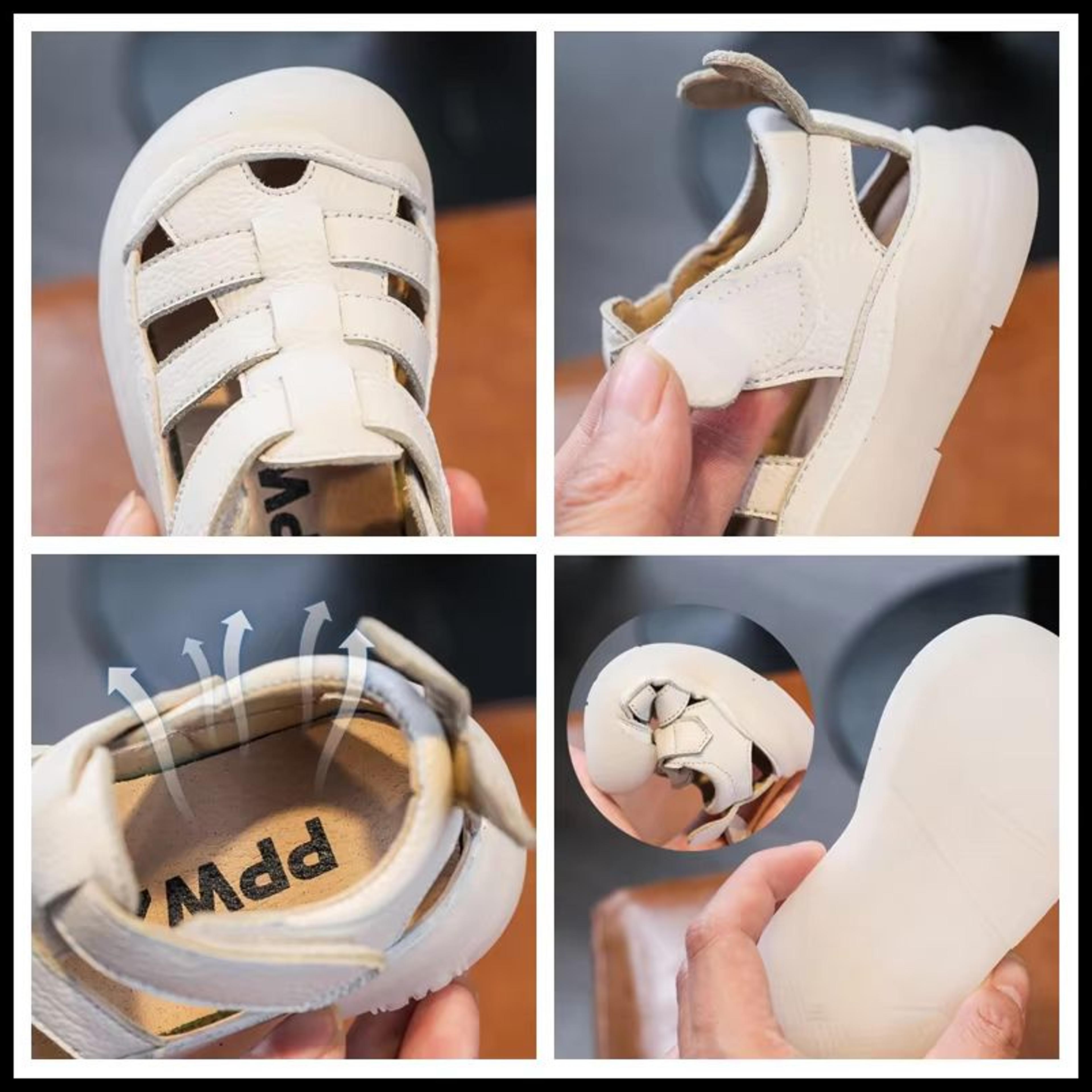 Genuine Leather Baby Summer Sandals Soft Sole First Walker Sandals For Infants  Toddlers  Breathabl 4