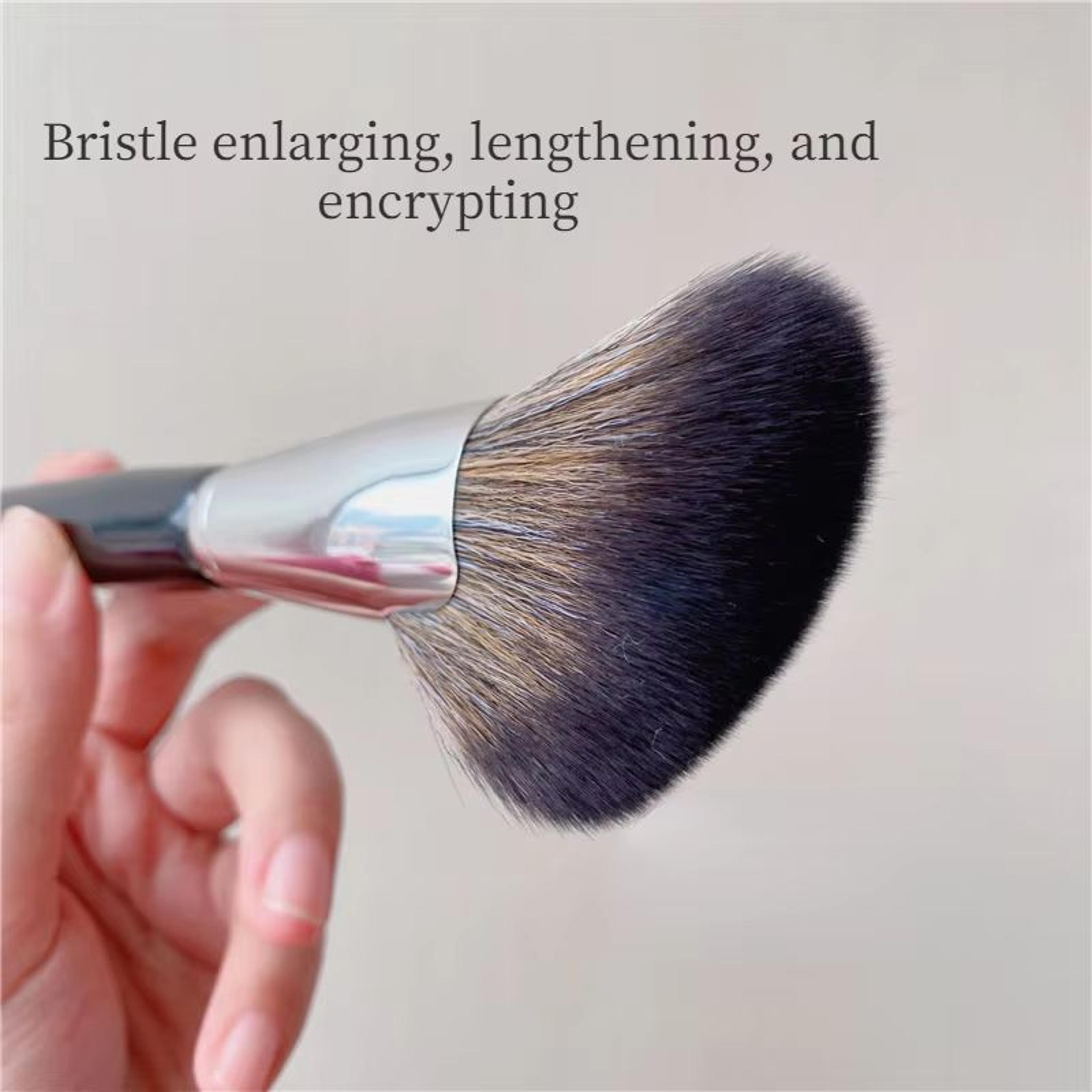 Black Sculpting Contour Brush  Large Angled Bronzer Brush For Blush Powder  Face Sculpting 3