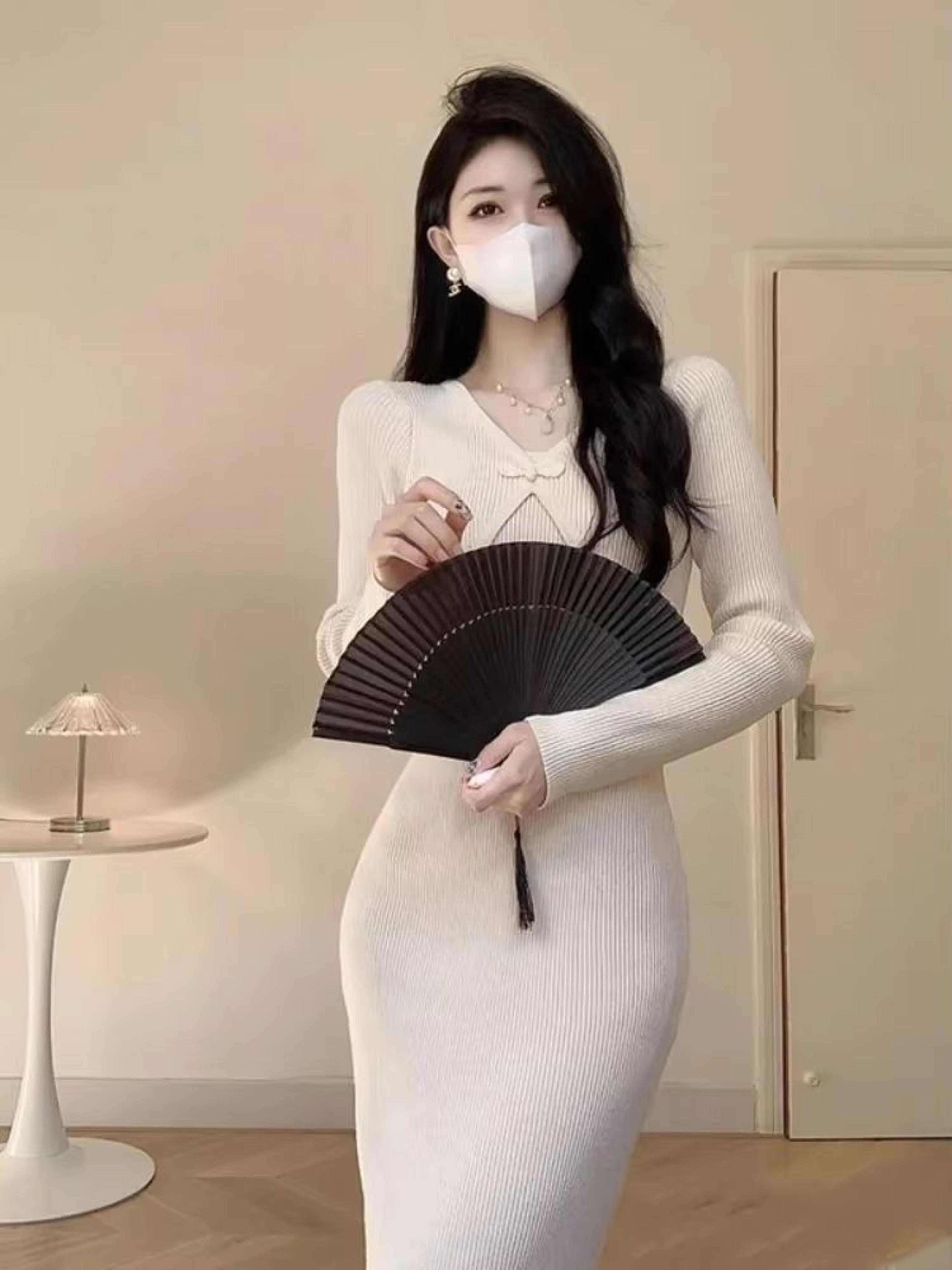 Elegant Red Crochet Knit Dress Vintage Bodycon Midi Dress Luxury Womens Knit Bodycon Dress 2
