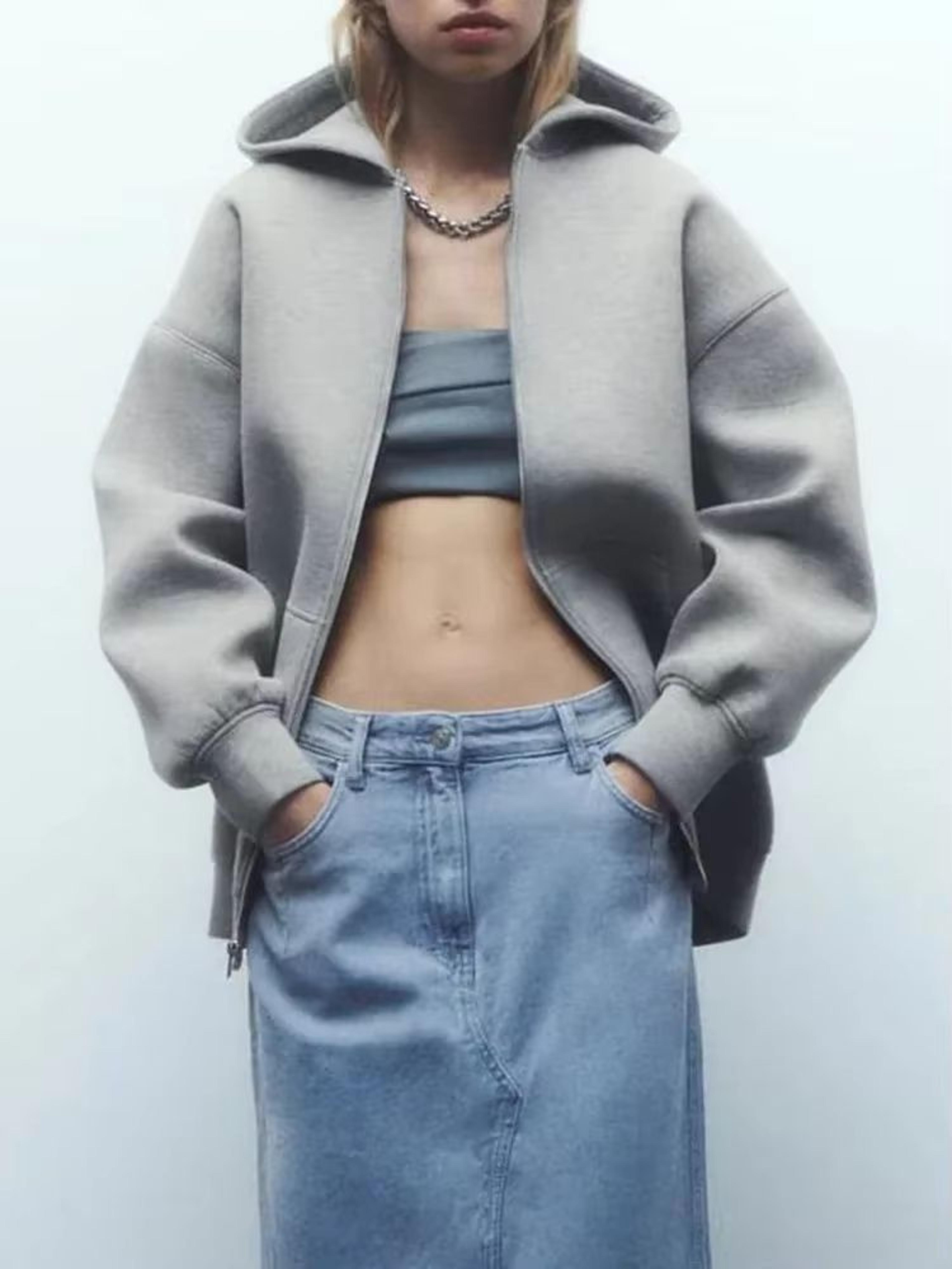 womens oversized zip hoodie casual streetwear sweatshirt for comfortable everyday layering