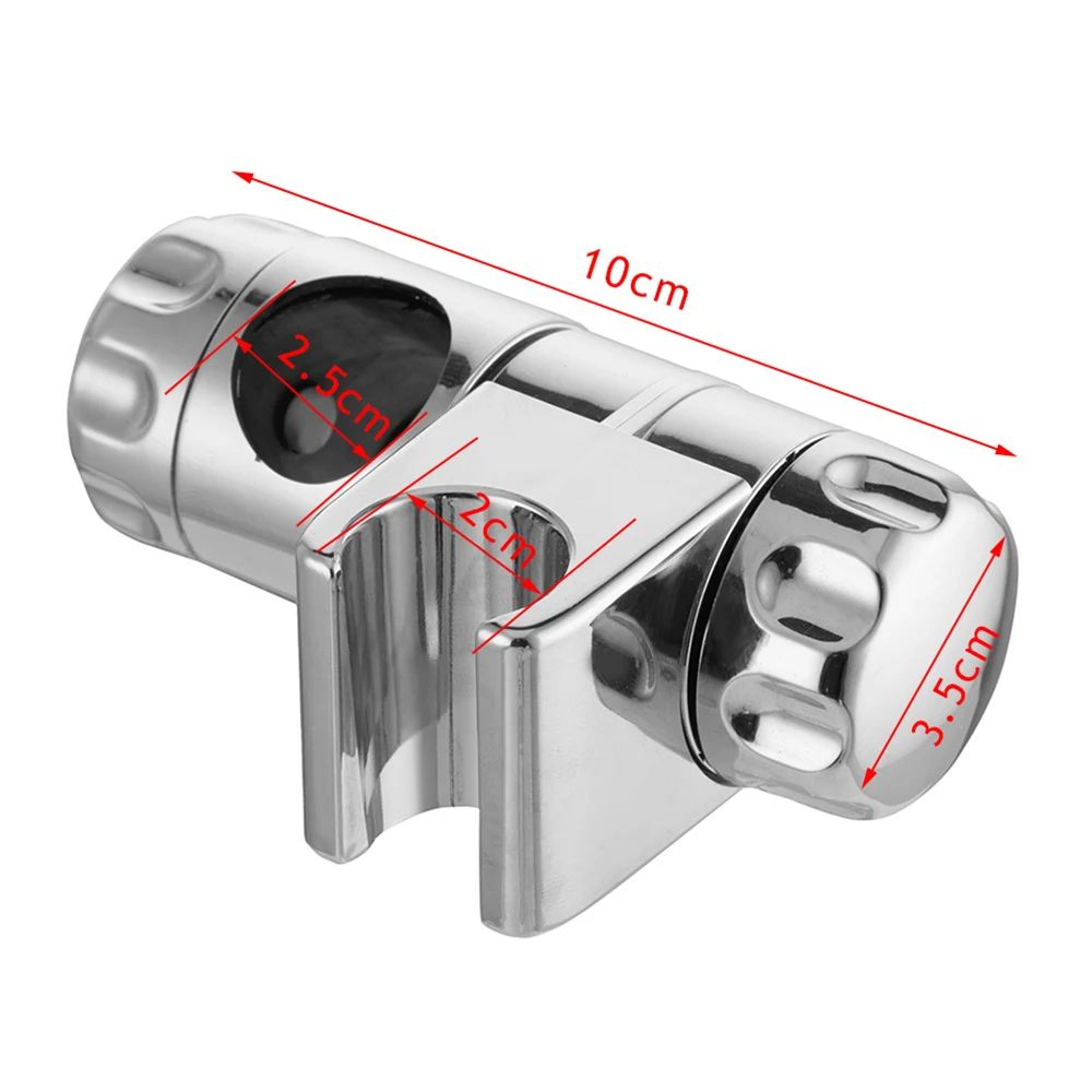 Universal Adjustable Shower Head Holder Slide Bar Bracket Bathroom Replacement Clamp 12PCS 3