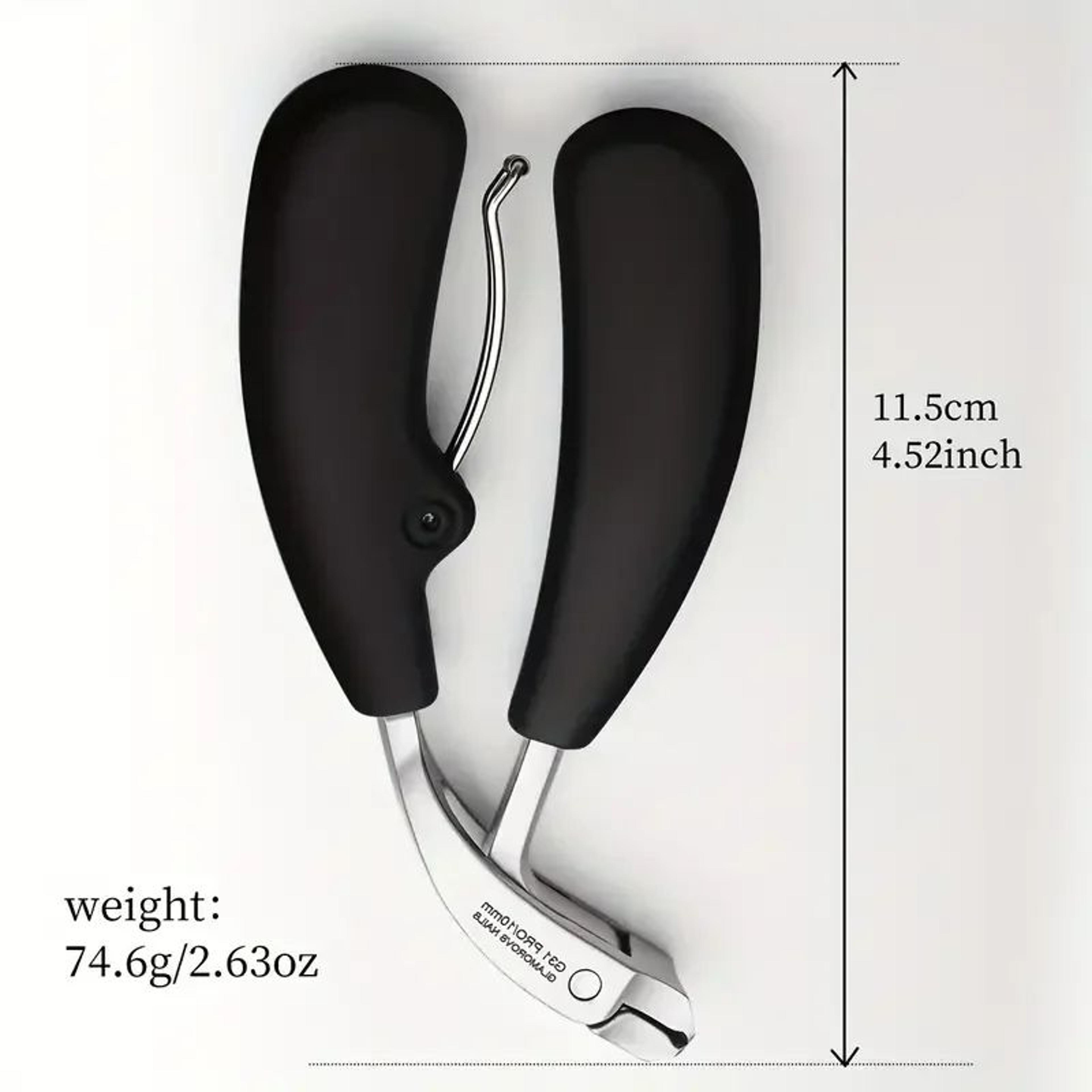 Heavy Duty Wide Jaw Nail Clippers Anti Splash Stainless Steel Toenail Cutter For Thick Nails 4