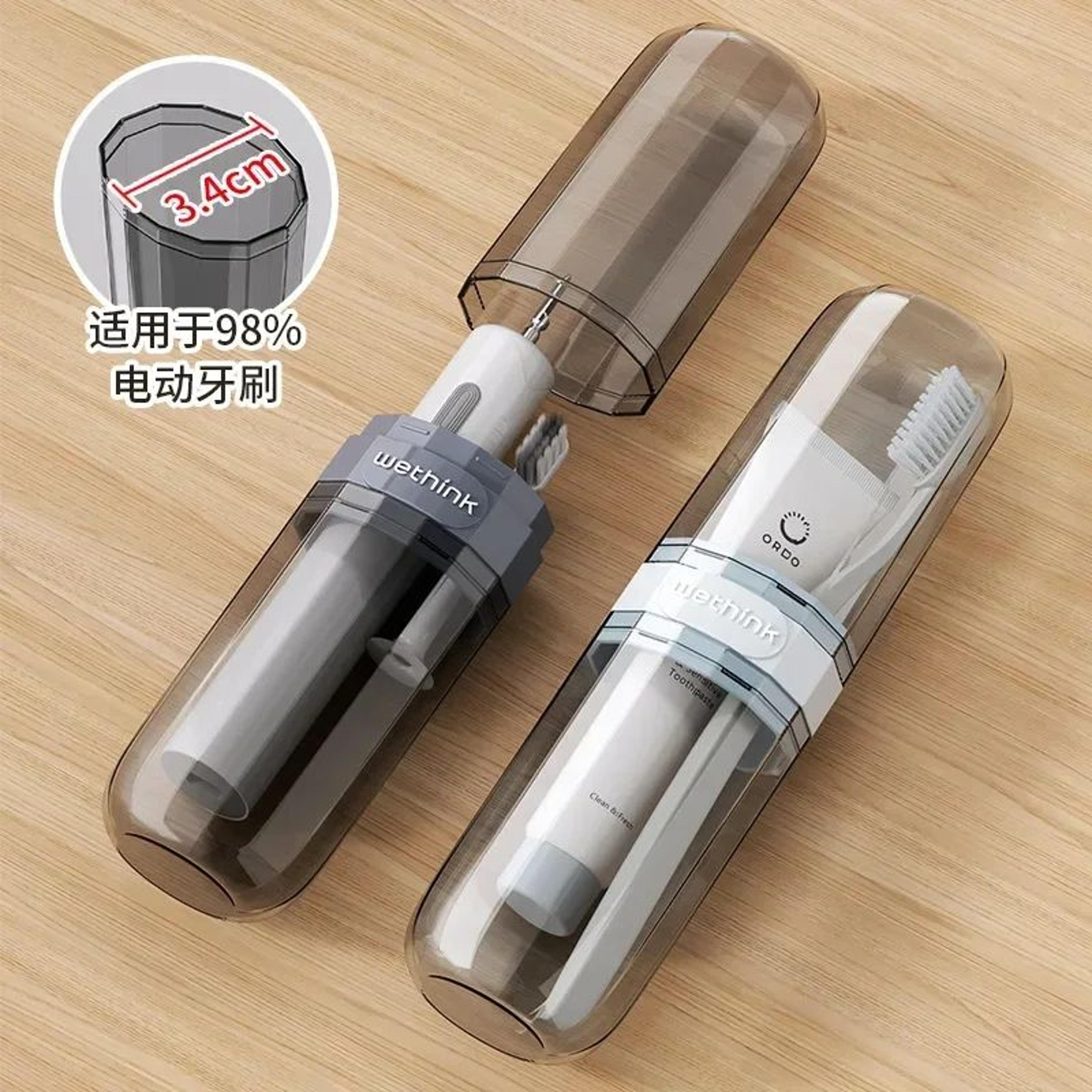 Transparent Travel Toothbrush Case Portable Toothbrush Holder For Business Trips 2