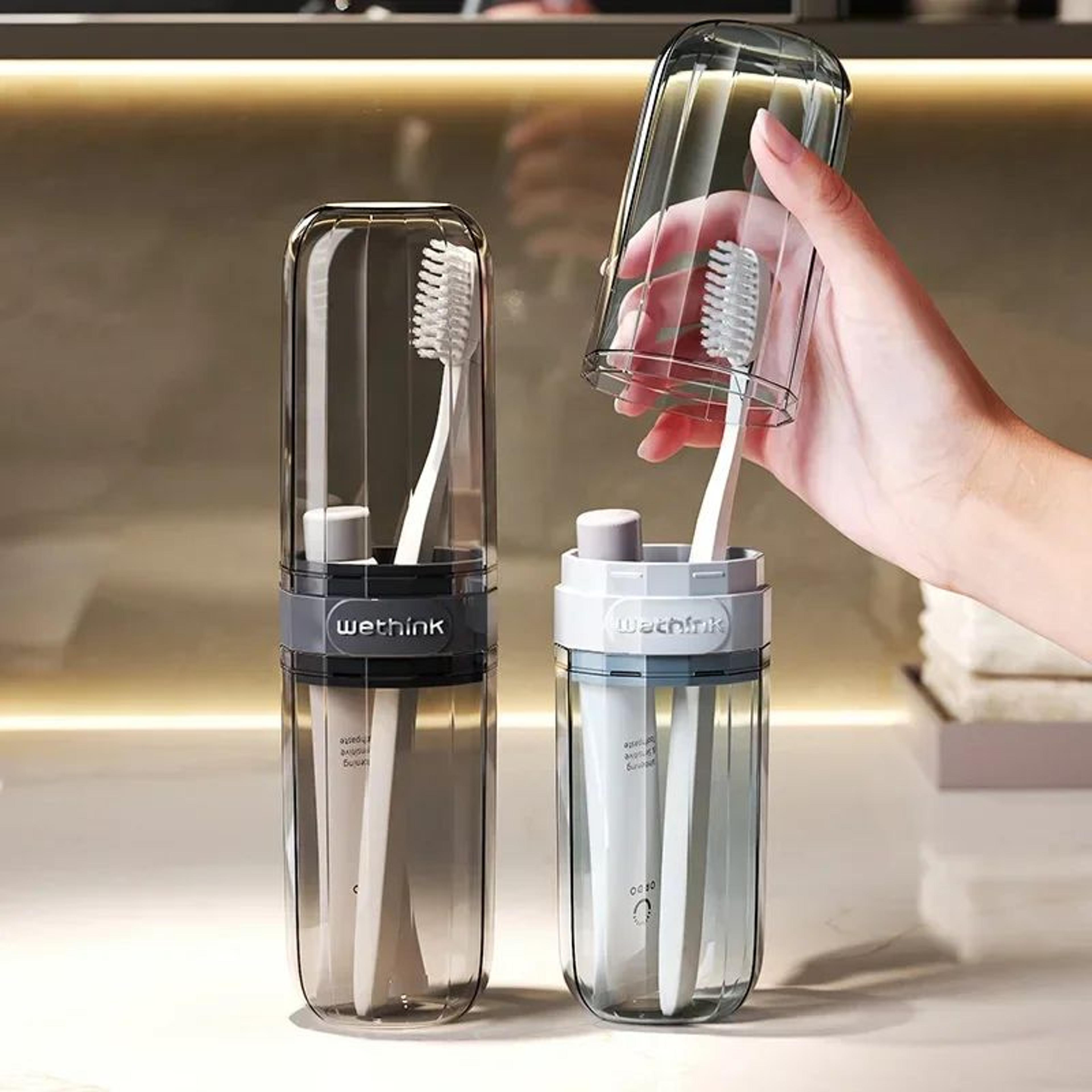 Transparent Travel Toothbrush Case Portable Toothbrush Holder For Business Trips 3