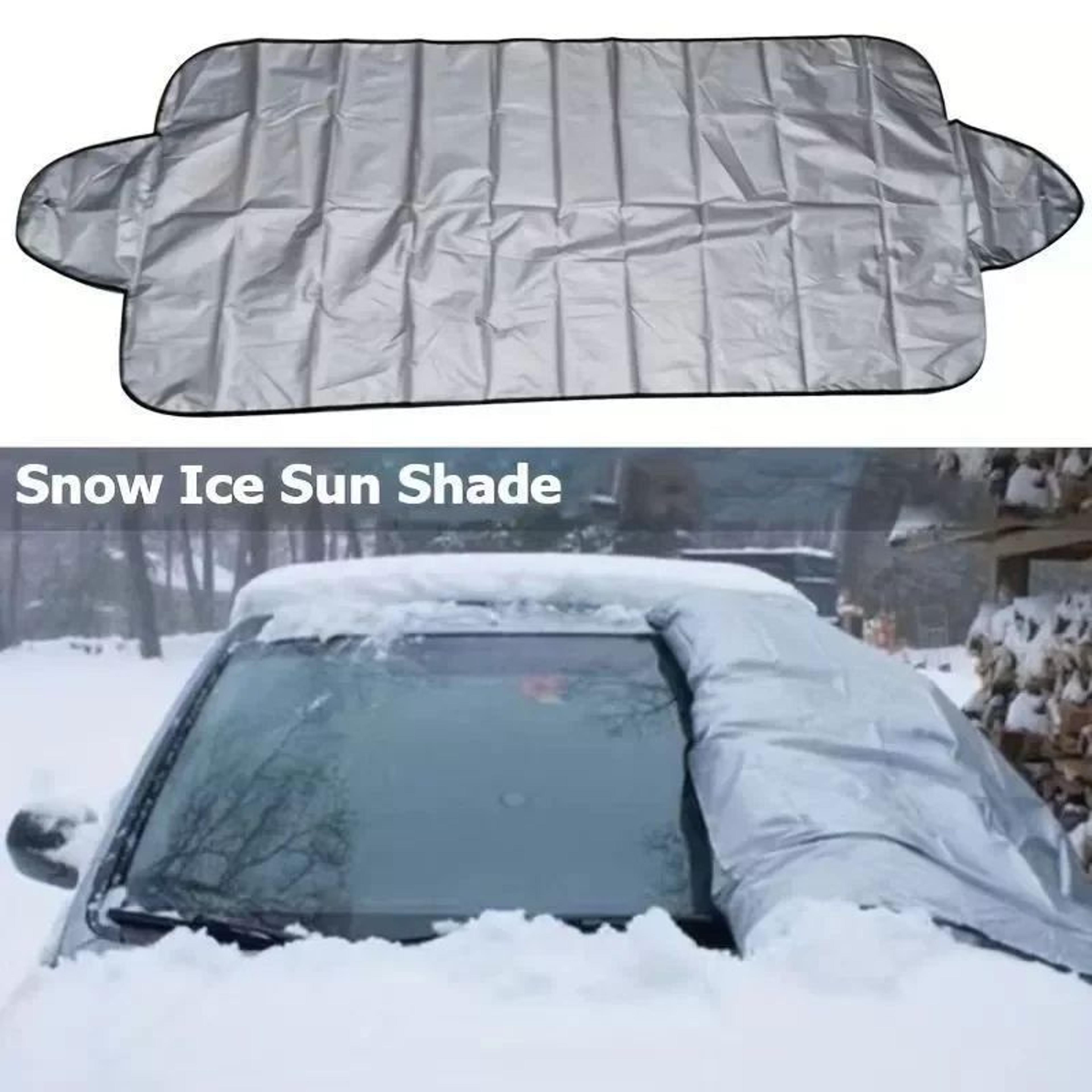 universal car windshield snow cover all-season frost ice rain and sun protector